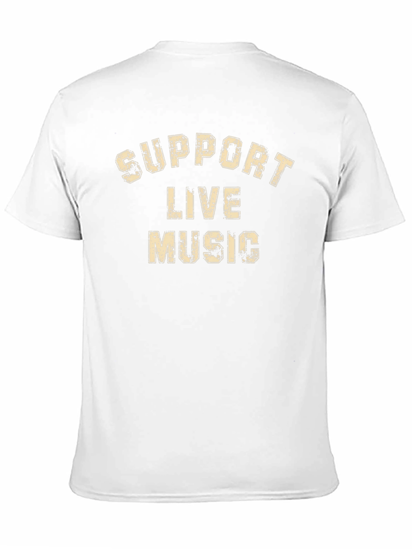 Support Live Music Graphic Tee - Black