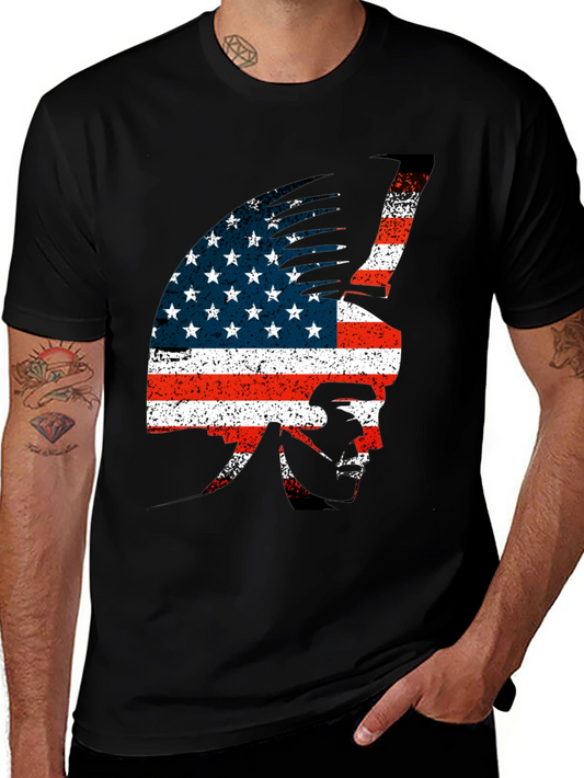 American Indian Flag Tee - Patriotic Graphic T-Shirt