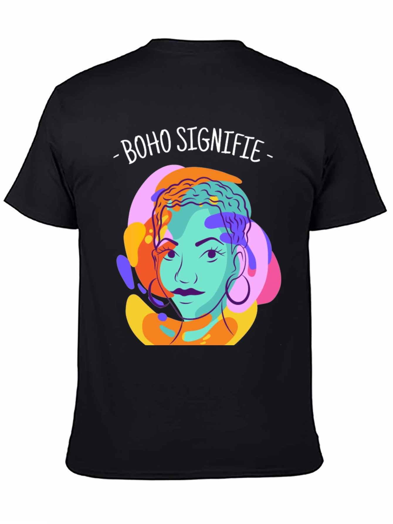 Boho Signifie Graphic Tee - Unisex Black T-Shirt
