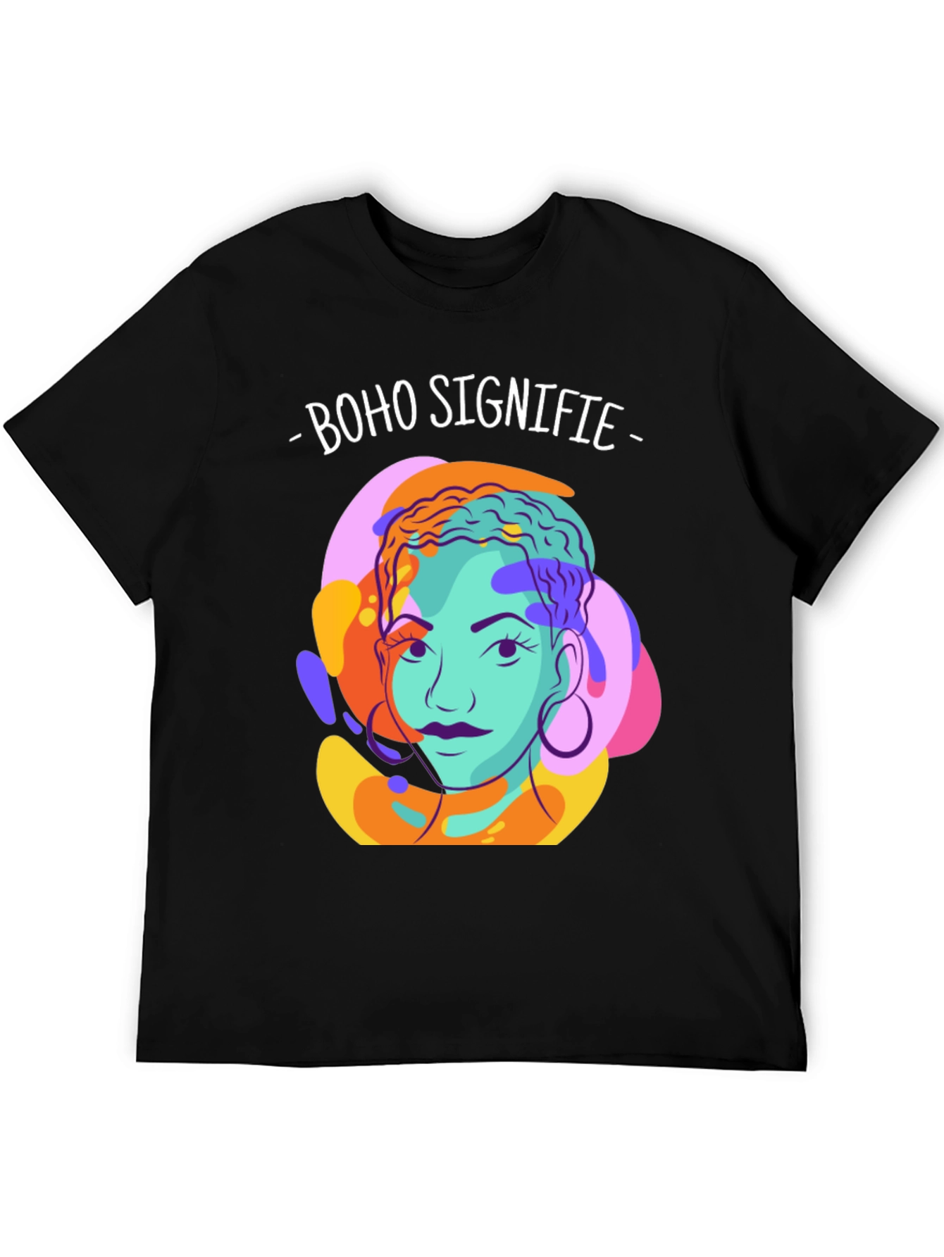Boho Signifie Graphic Tee - Unisex Black T-Shirt