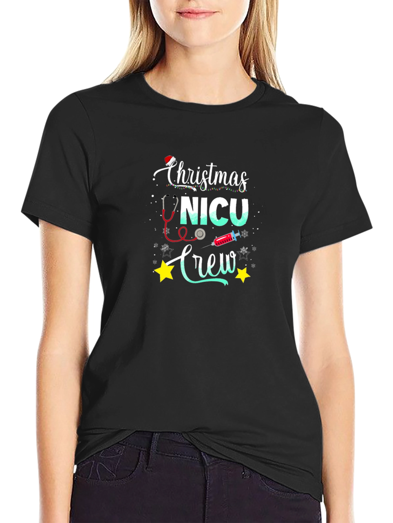 Christmas NICU Crew Graphic Tee