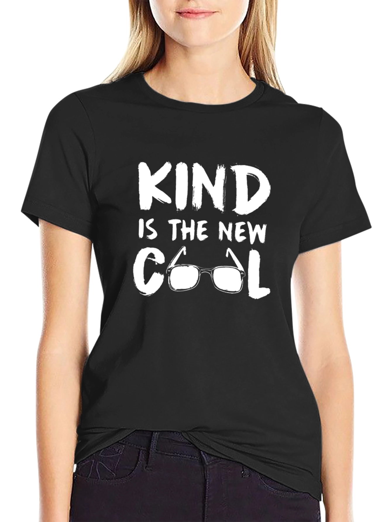 Kind is the New Cool Graphic Tee - Black