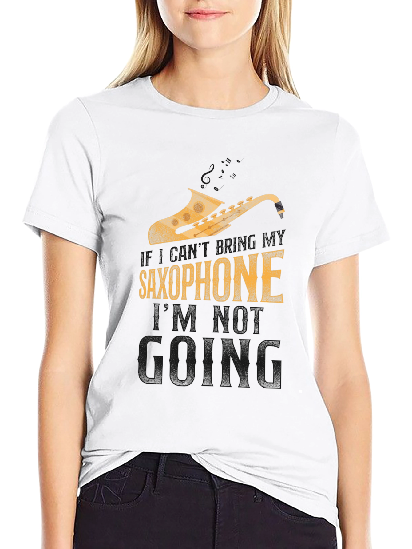 Saxophone Lover Graphic Tee - Music Humor T-Shirt