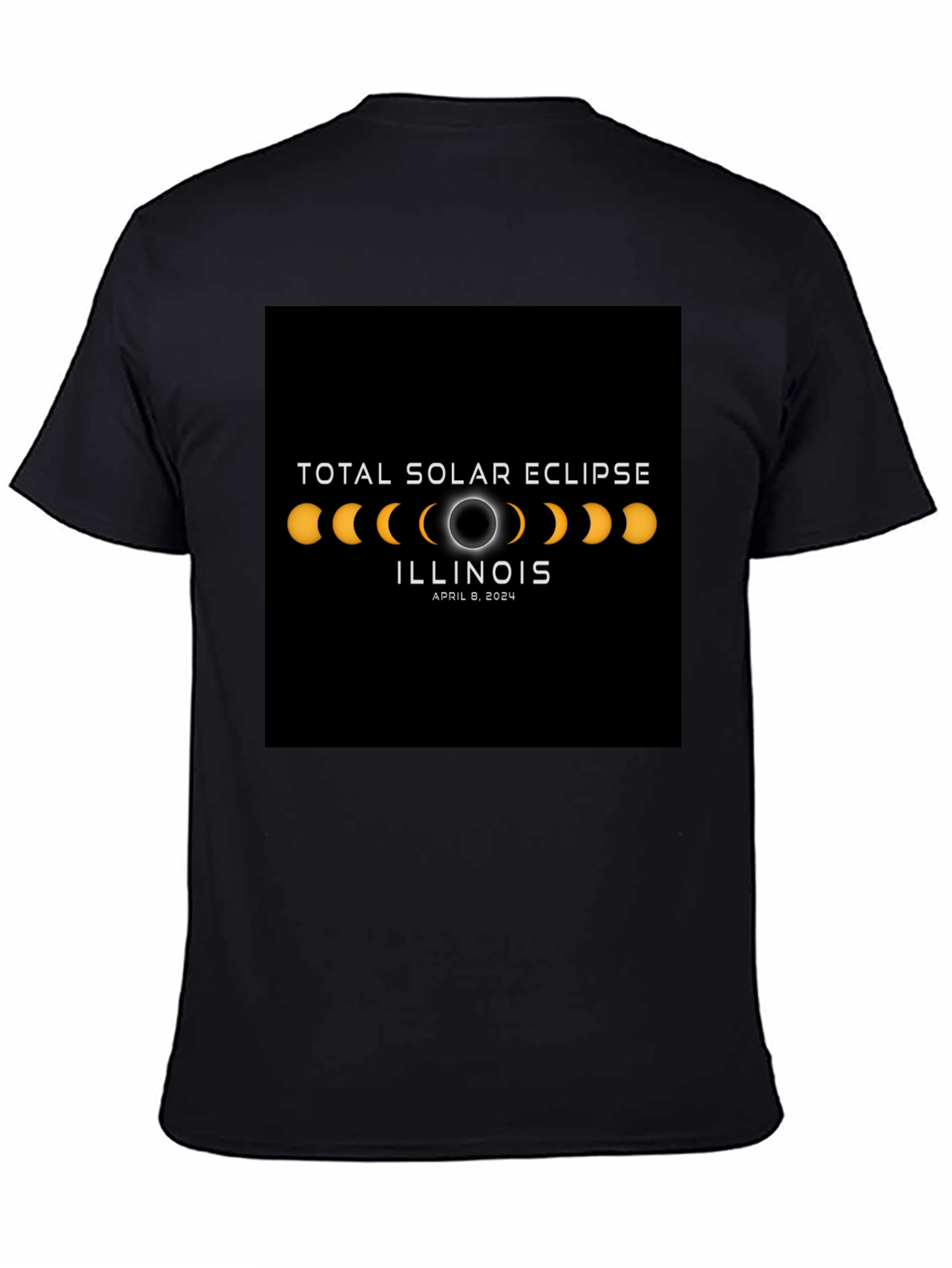 Total Solar Eclipse Illinois April 8 2024 T-Shirt