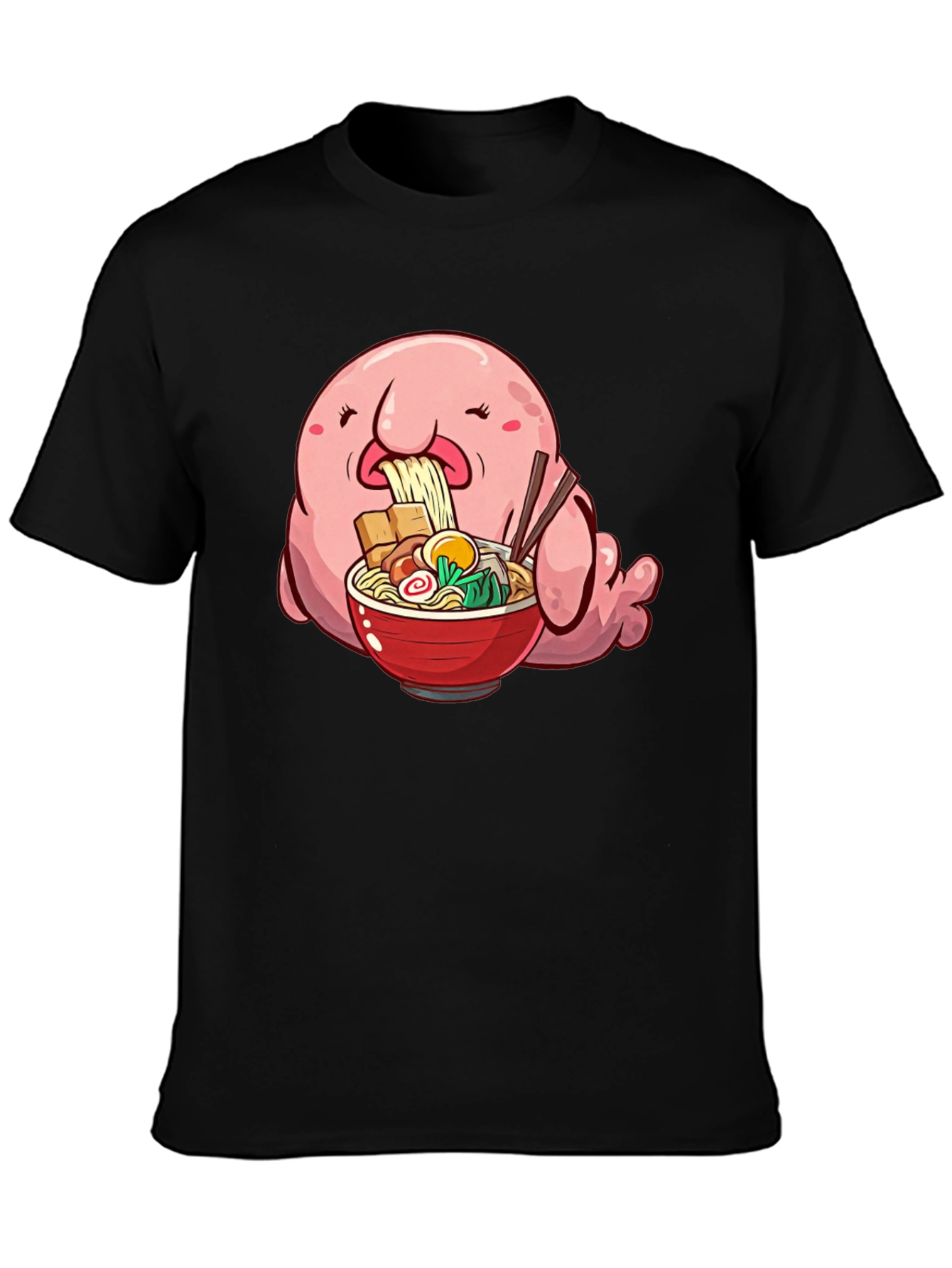 Blobfish Ramen T-Shirt - Unique Graphic Tee