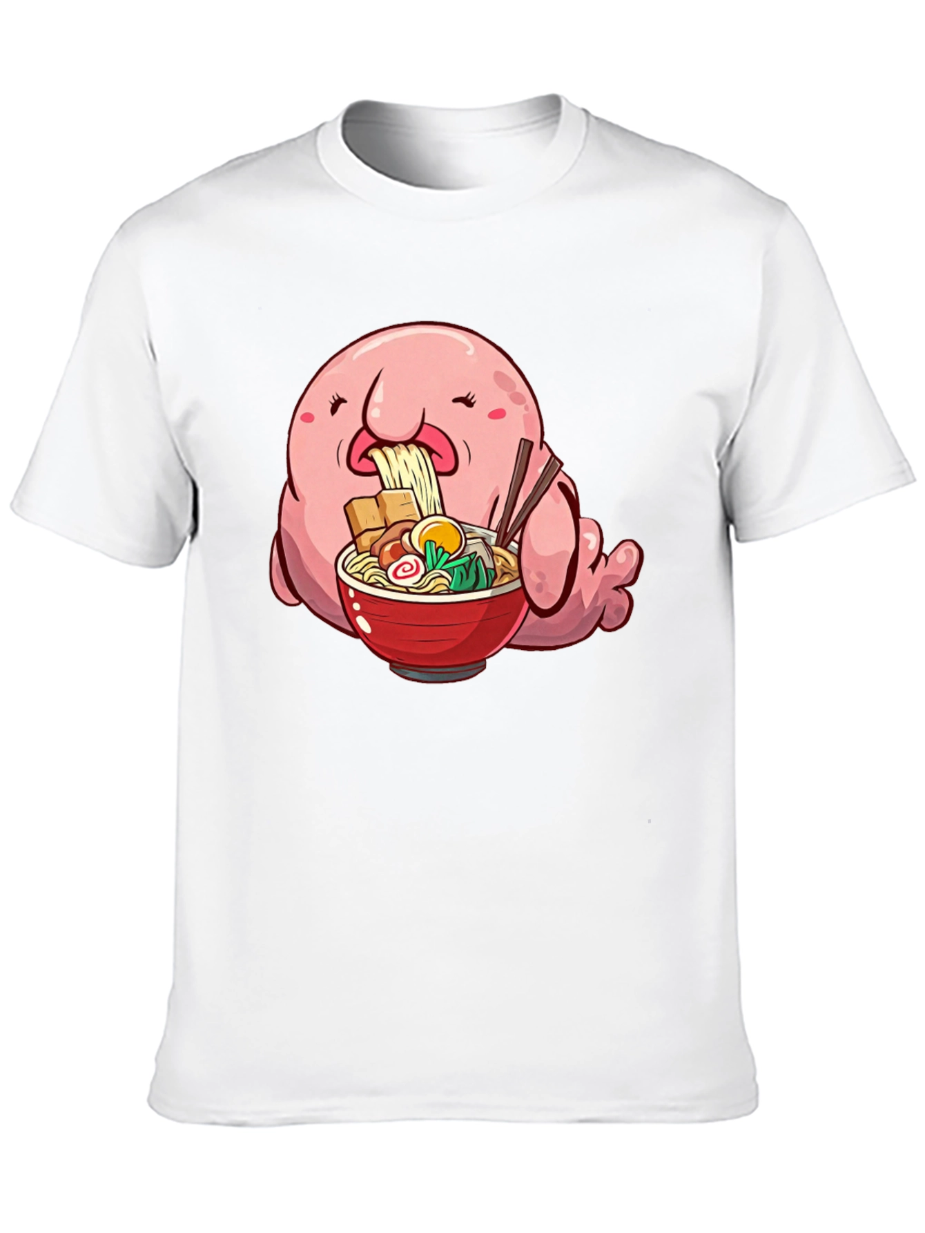 Blobfish Ramen T-Shirt - Unique Graphic Tee