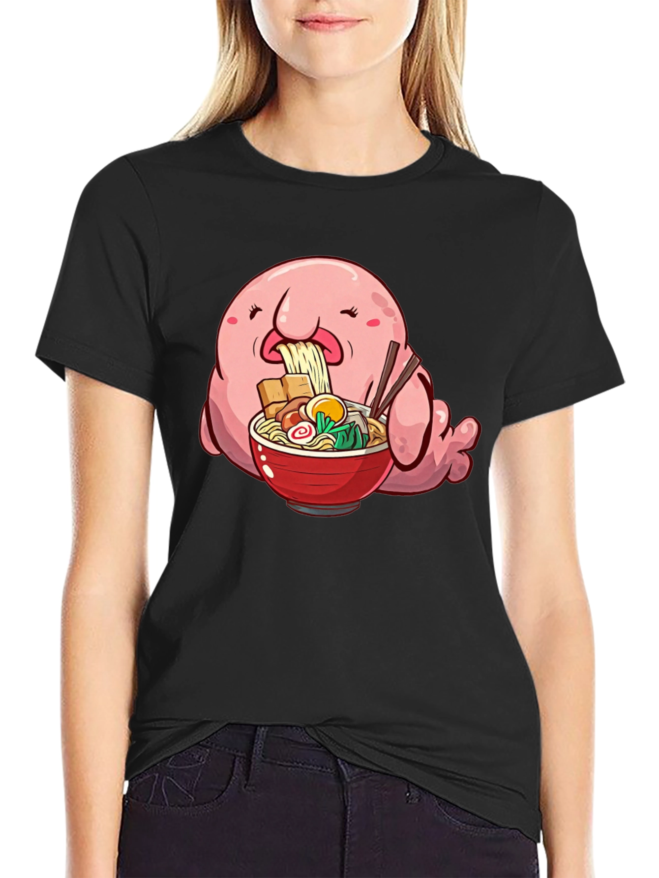 Blobfish Ramen T-Shirt - Unique Graphic Tee