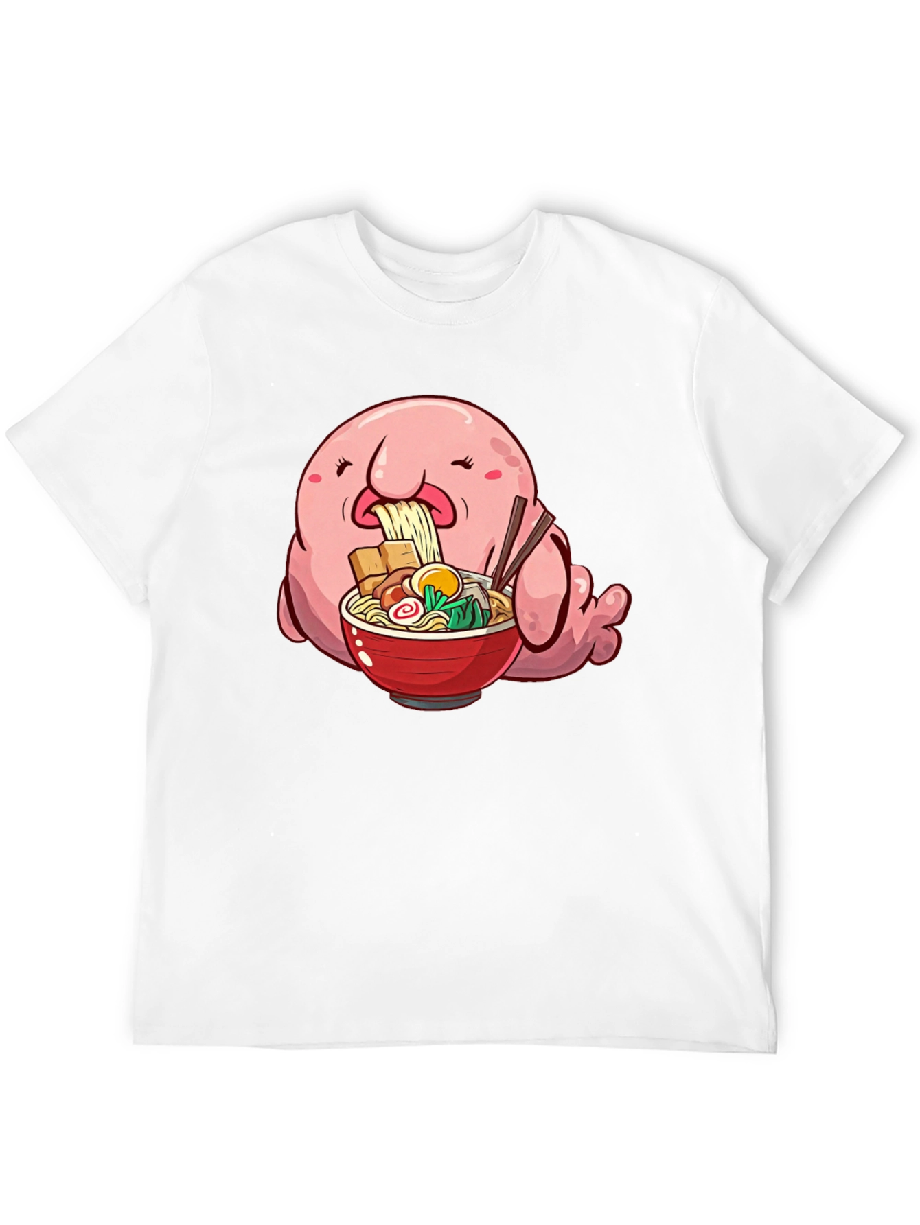Blobfish Ramen T-Shirt - Unique Graphic Tee