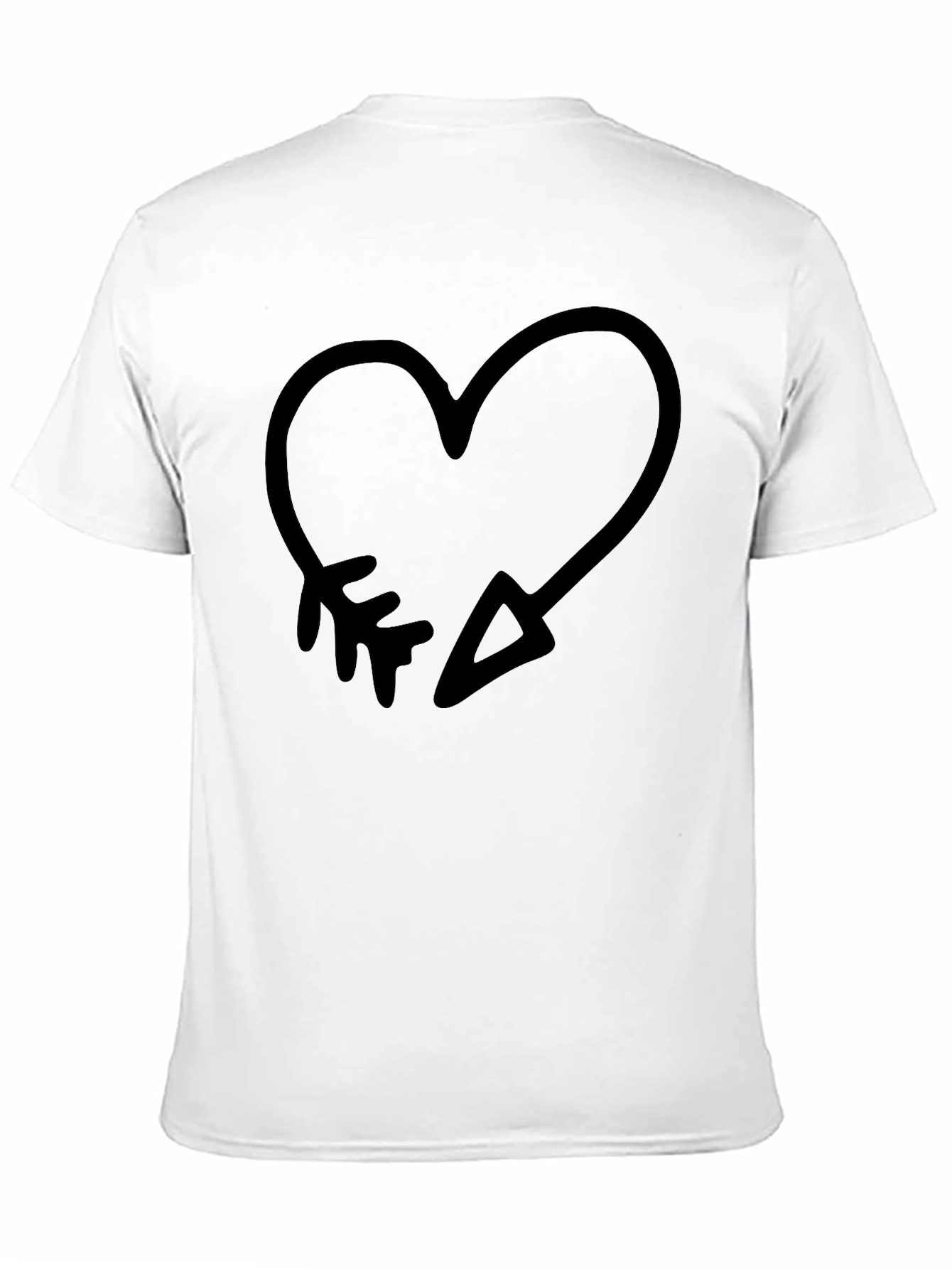 Heart Arrow Graphic Tee - Trendy Casual Style