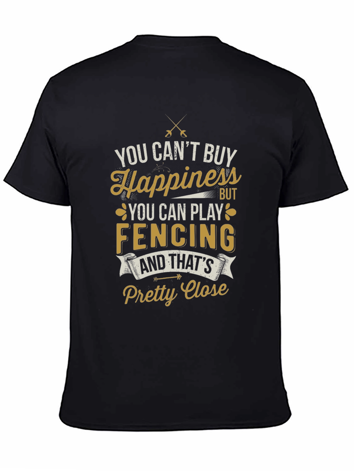 Fencing Happiness T-Shirt - Unique Design