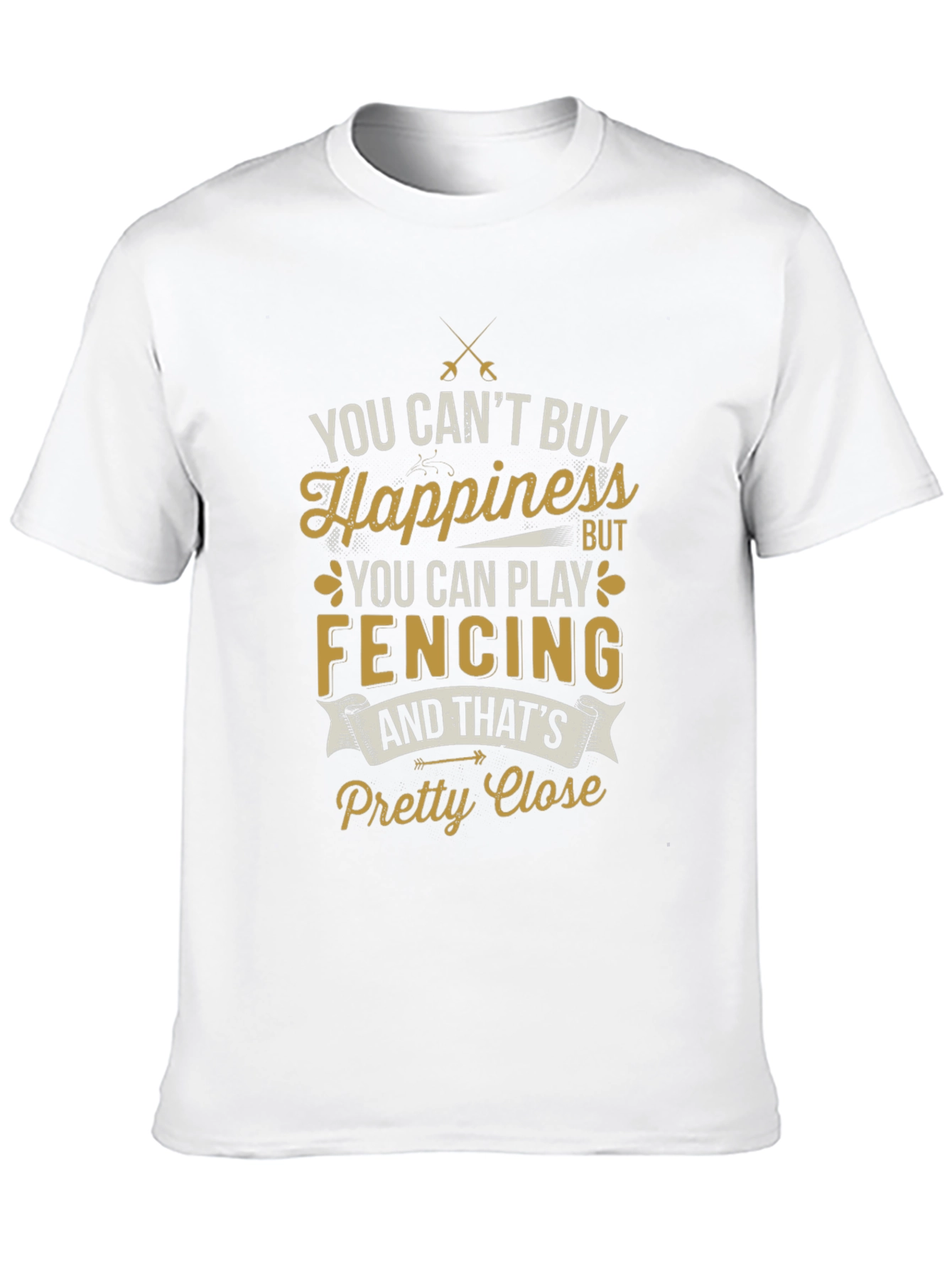 Fencing Happiness T-Shirt - Unique Design