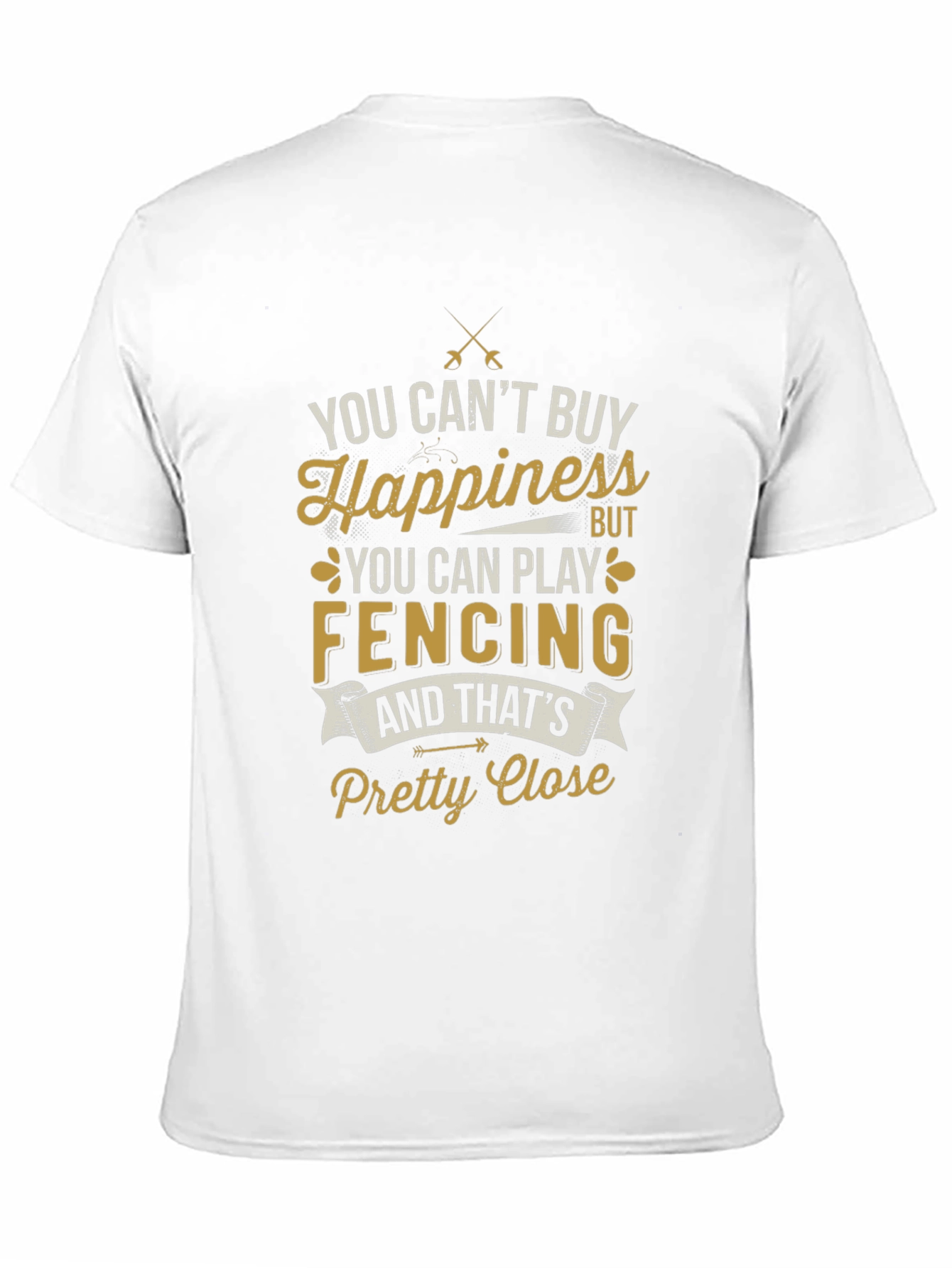 Fencing Happiness T-Shirt - Unique Design