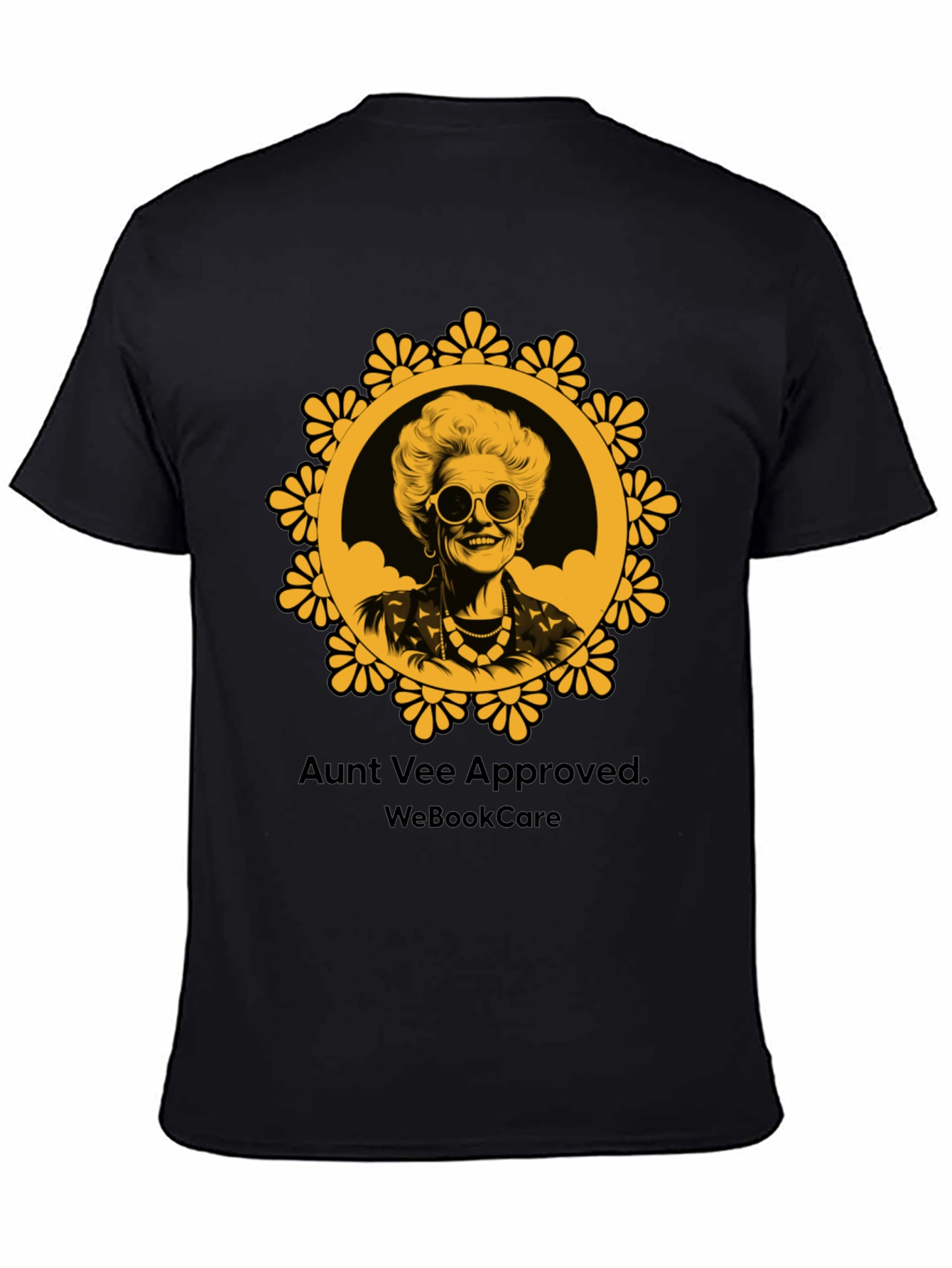 Aunt Vee Approved Graphic Tee - Black Unisex T-Shirt