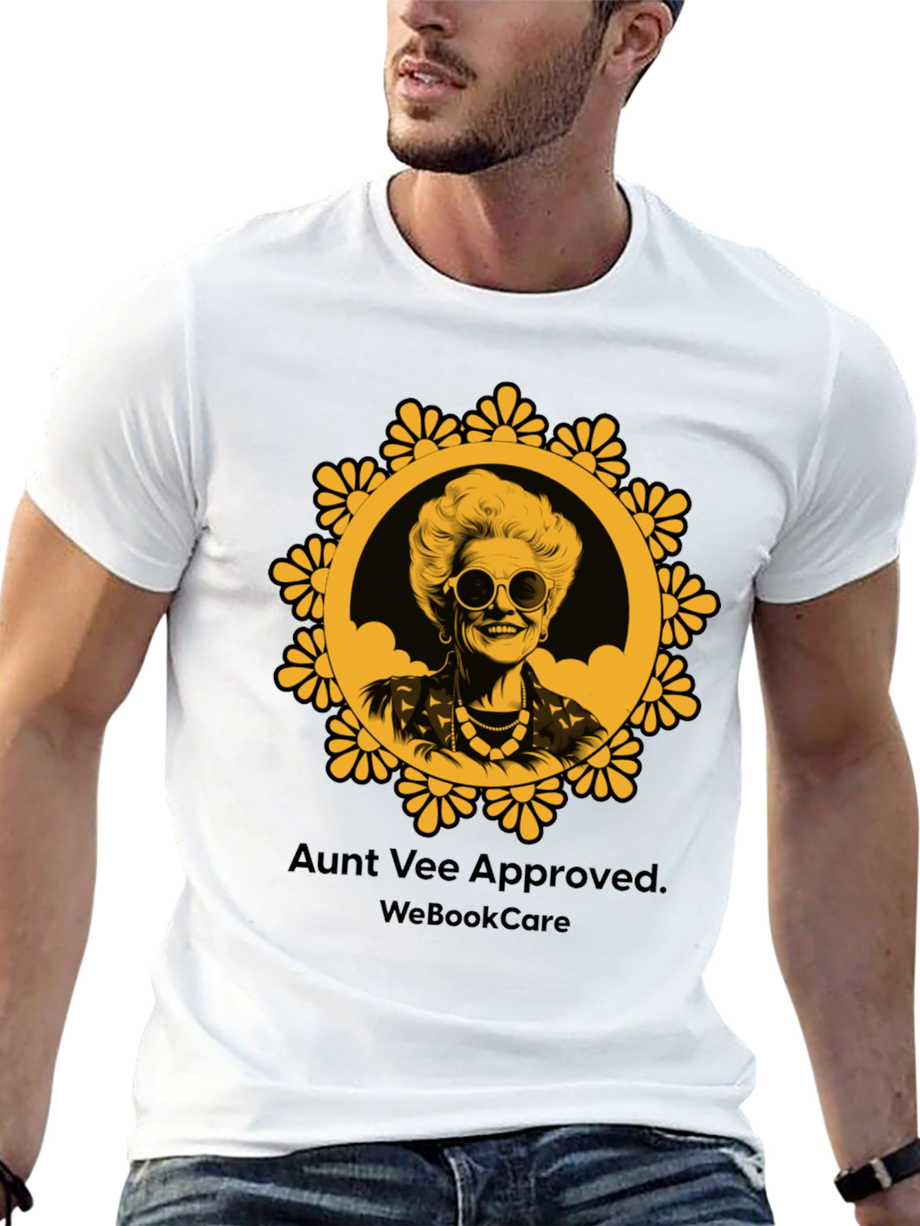 Aunt Vee Approved Graphic Tee - Black Unisex T-Shirt