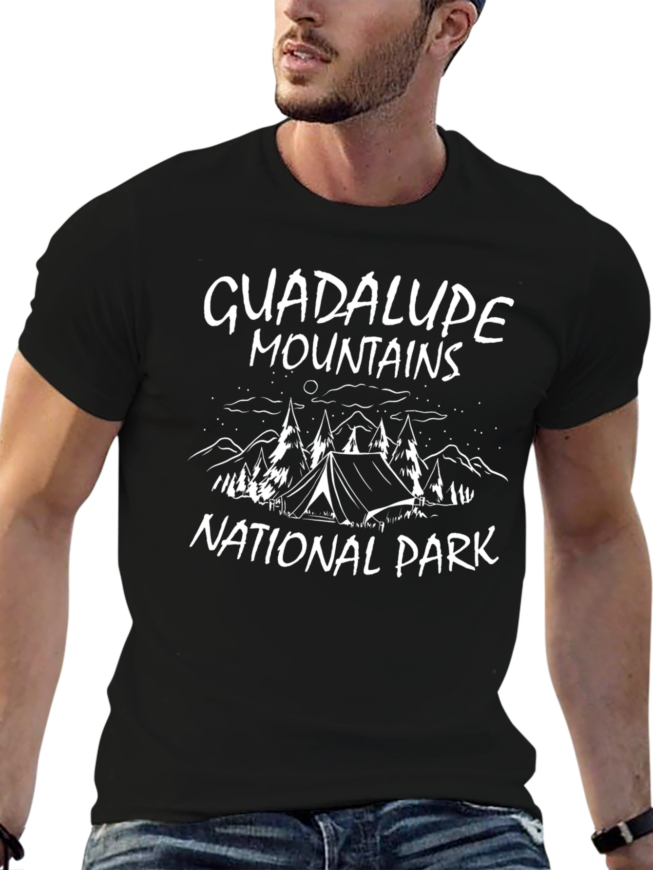 Guadalupe Mountains National Park Black T-Shirt