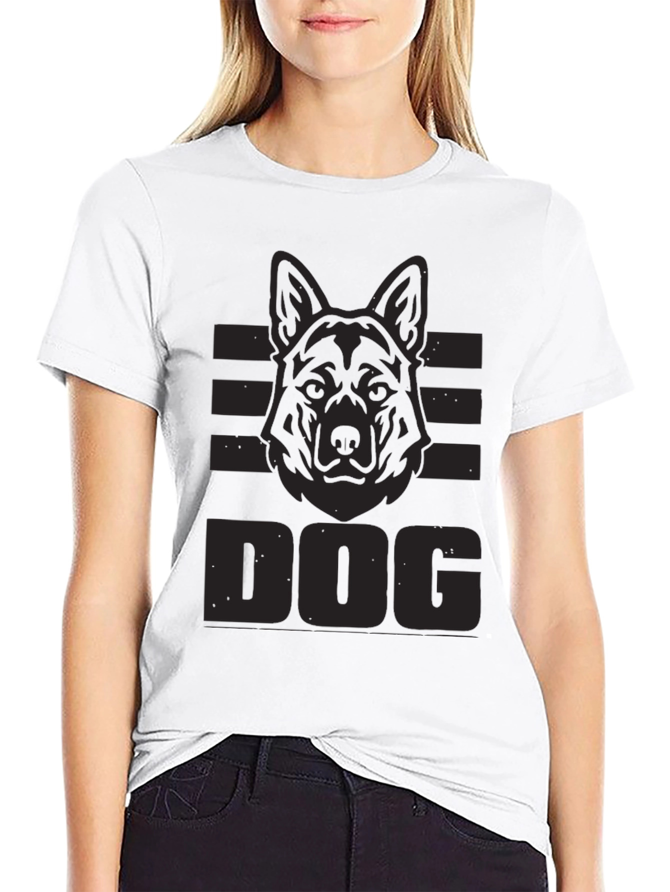 Dog Breed Graphic Print T-Shirt