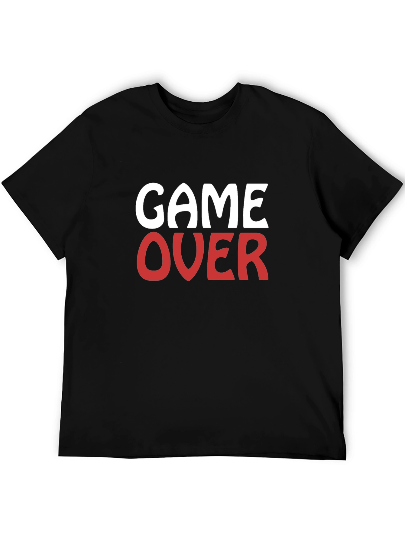 Game Over Graphic T-Shirt - Black