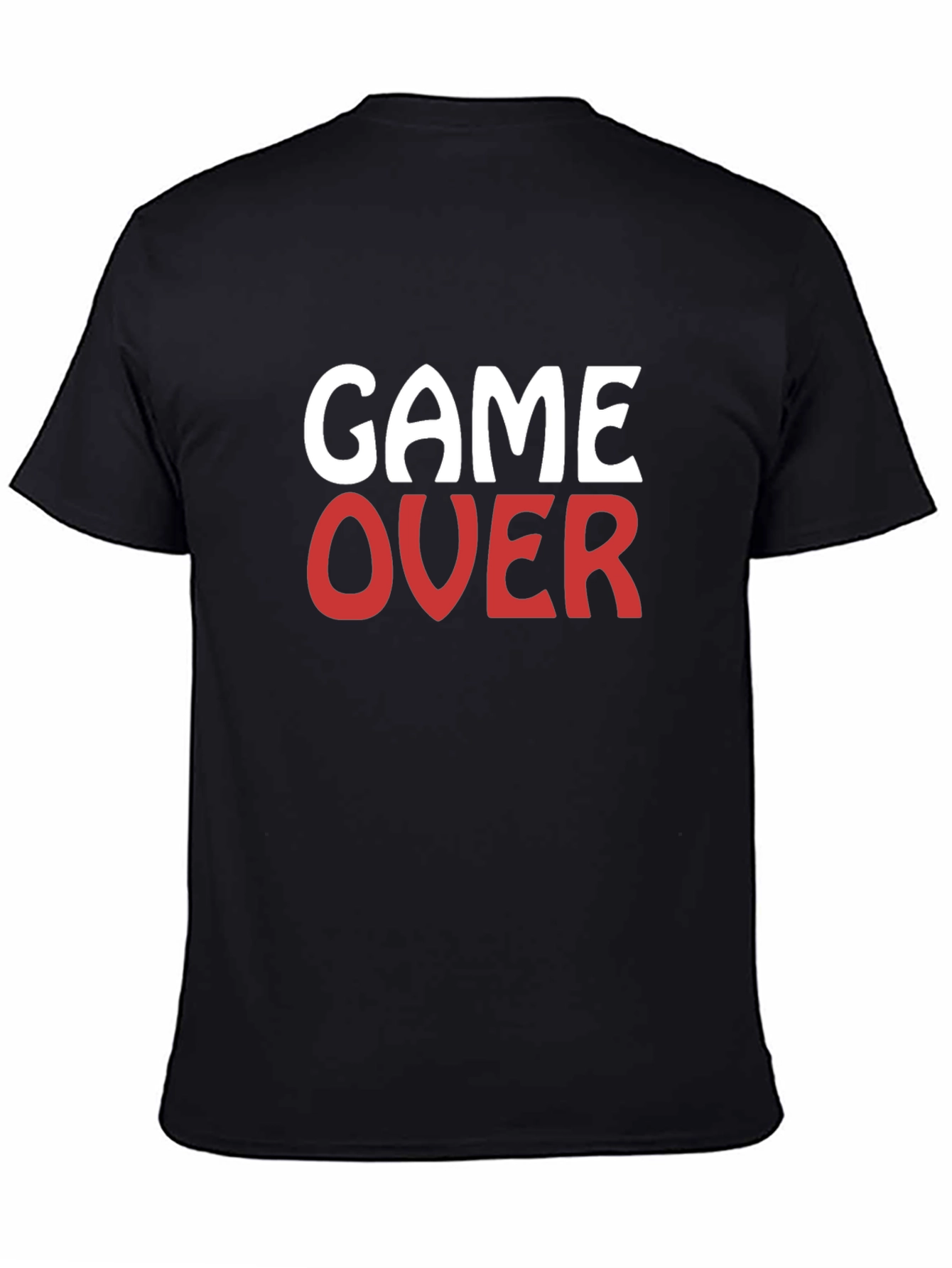 Game Over Graphic T-Shirt - Black