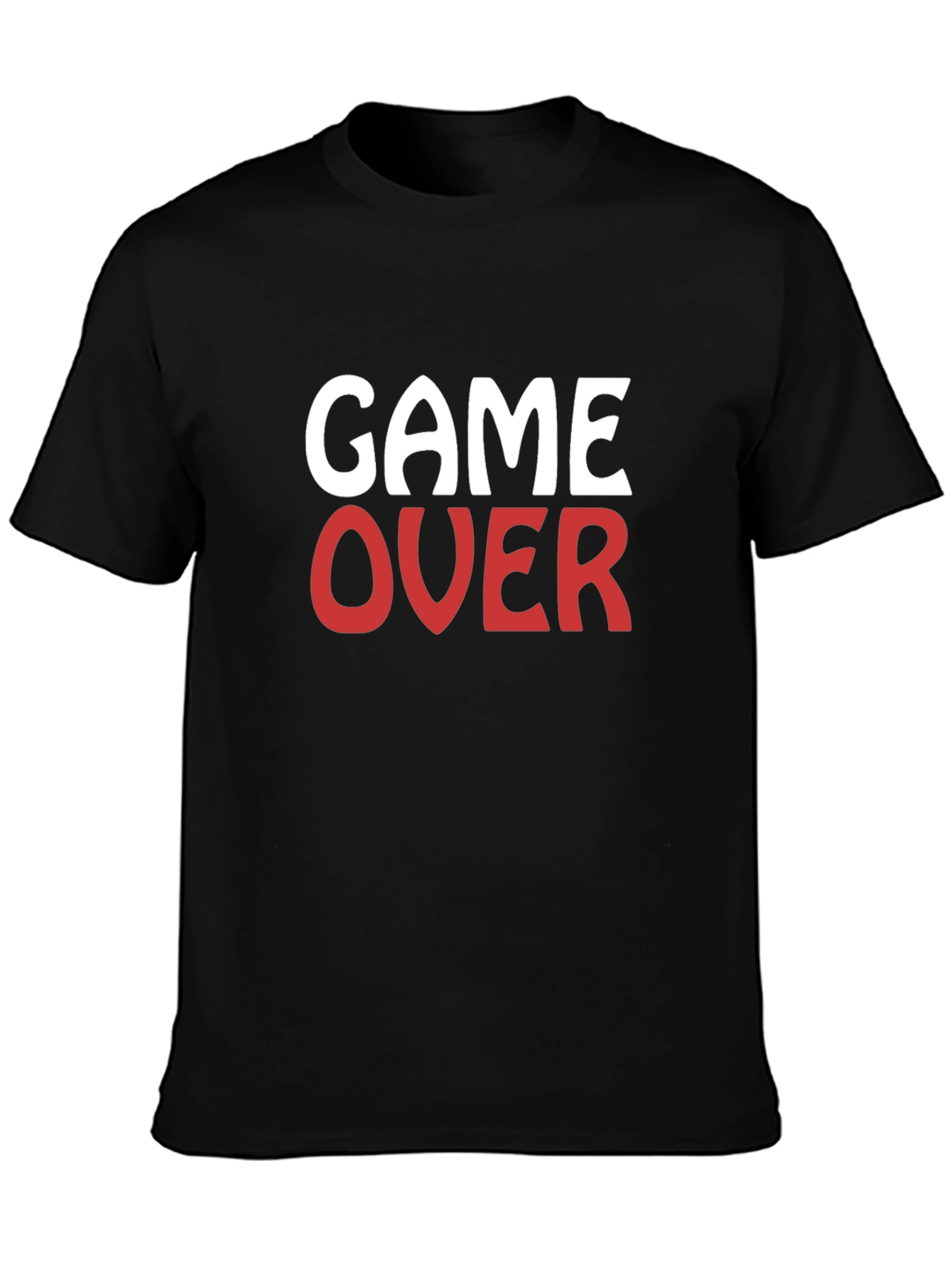 Game Over Graphic T-Shirt - Black