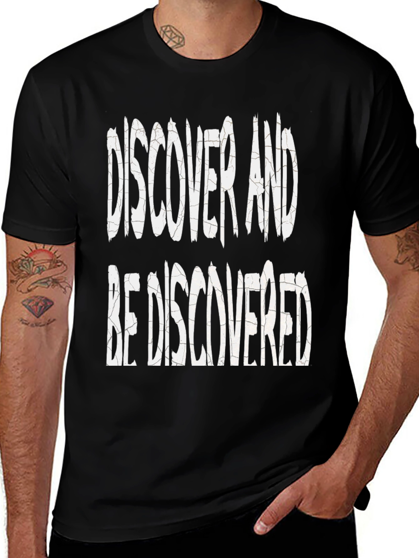 Discover and Be Discovered Graphic Tee - Unisex