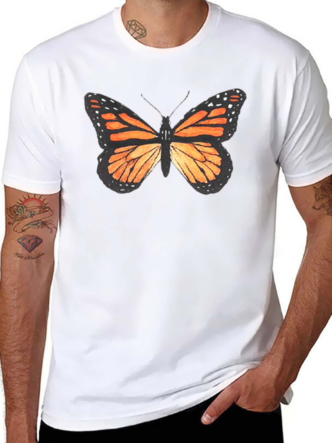 Monarch Butterfly Graphic T-Shirt