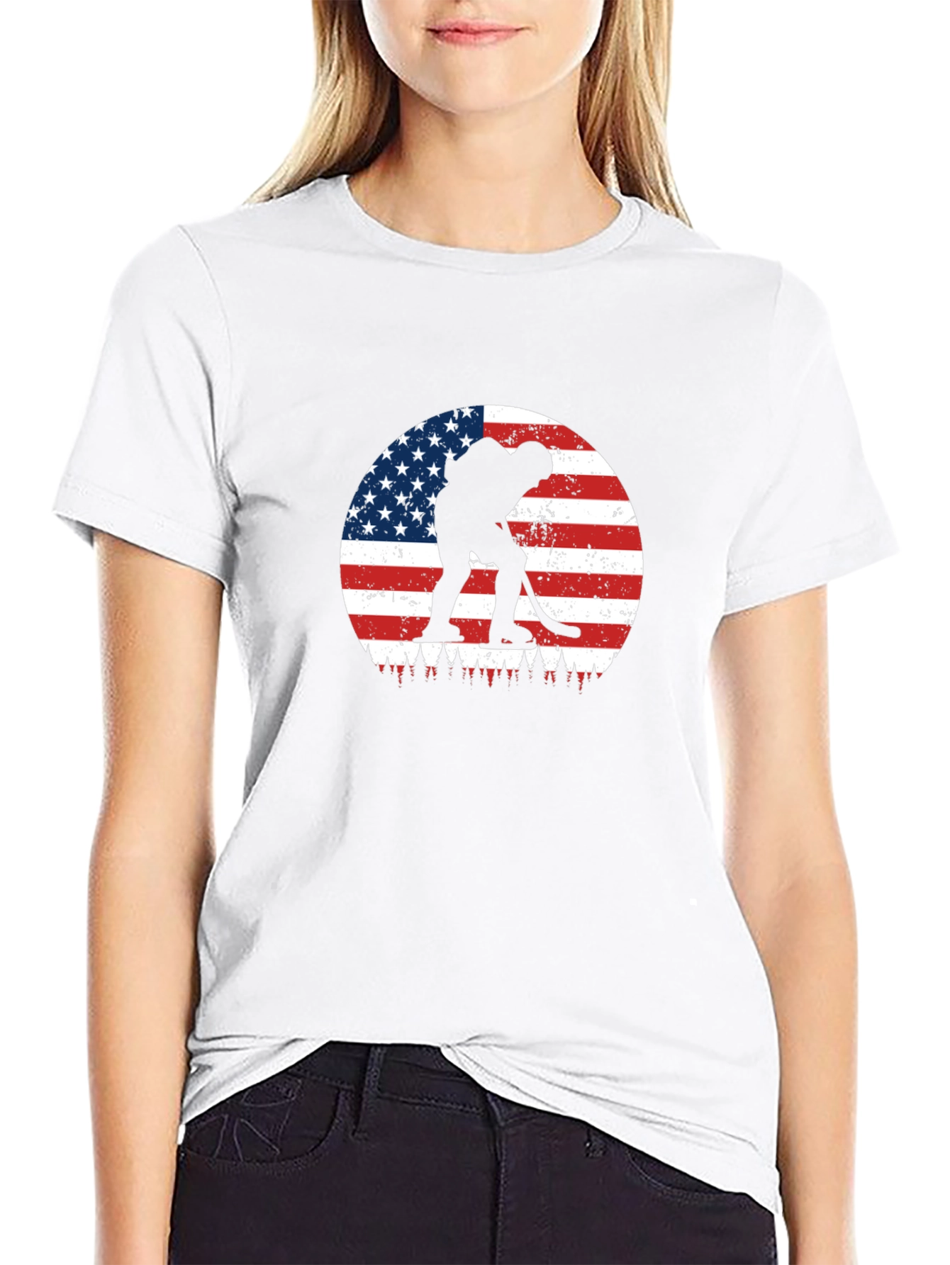 USA Hockey T-Shirt - Patriotic Sportswear