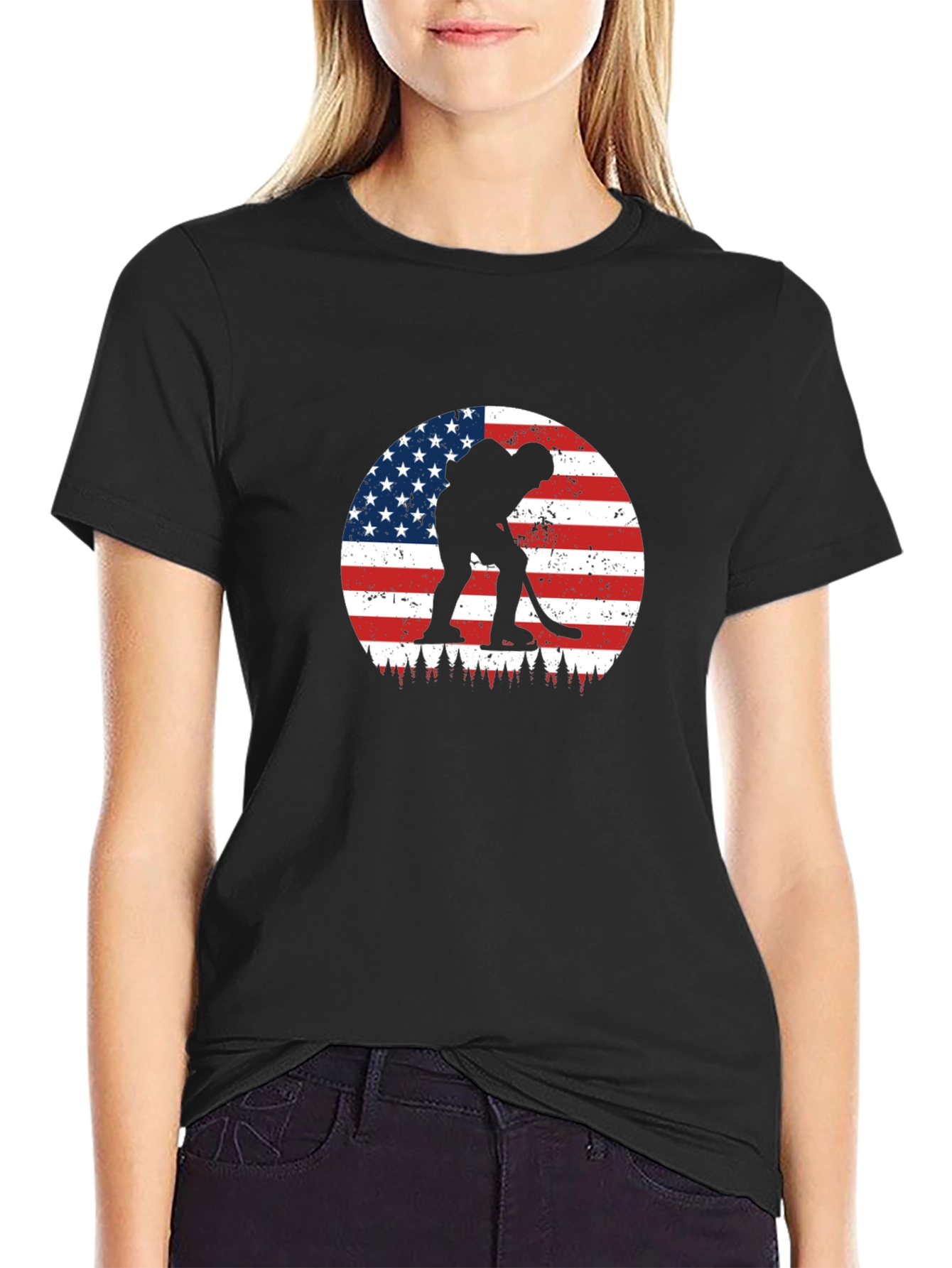 USA Hockey T-Shirt - Patriotic Sportswear