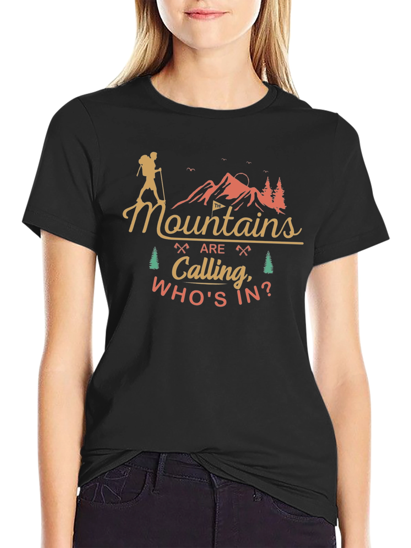 Mountains are Calling Mens T-Shirt