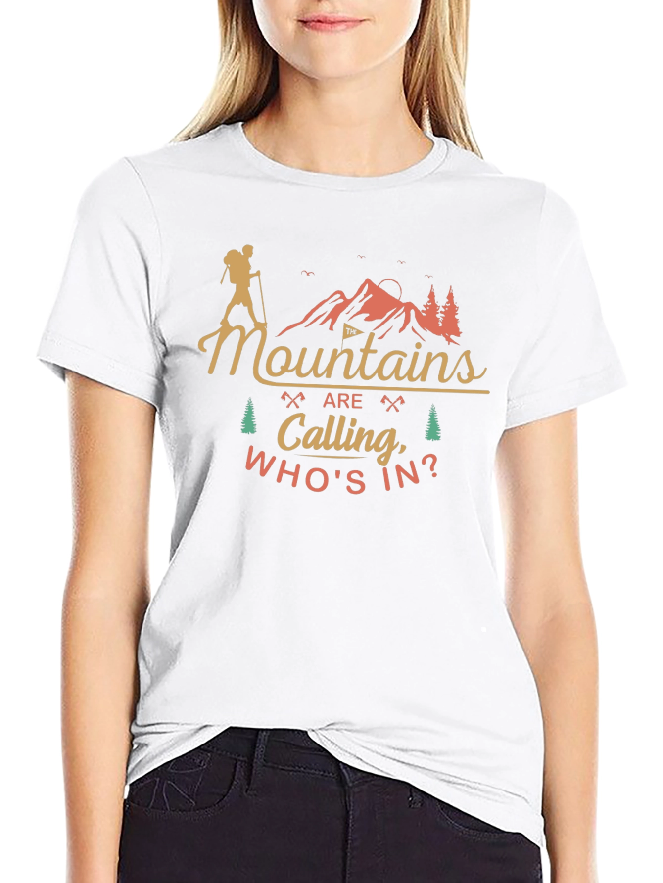 Mountains are Calling Mens T-Shirt