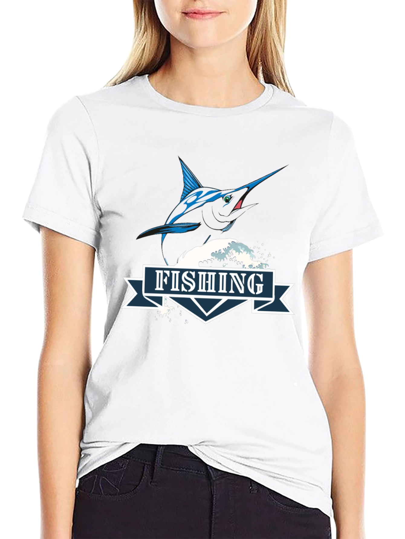 Fishing T-Shirt - Marlin Graphic Tee