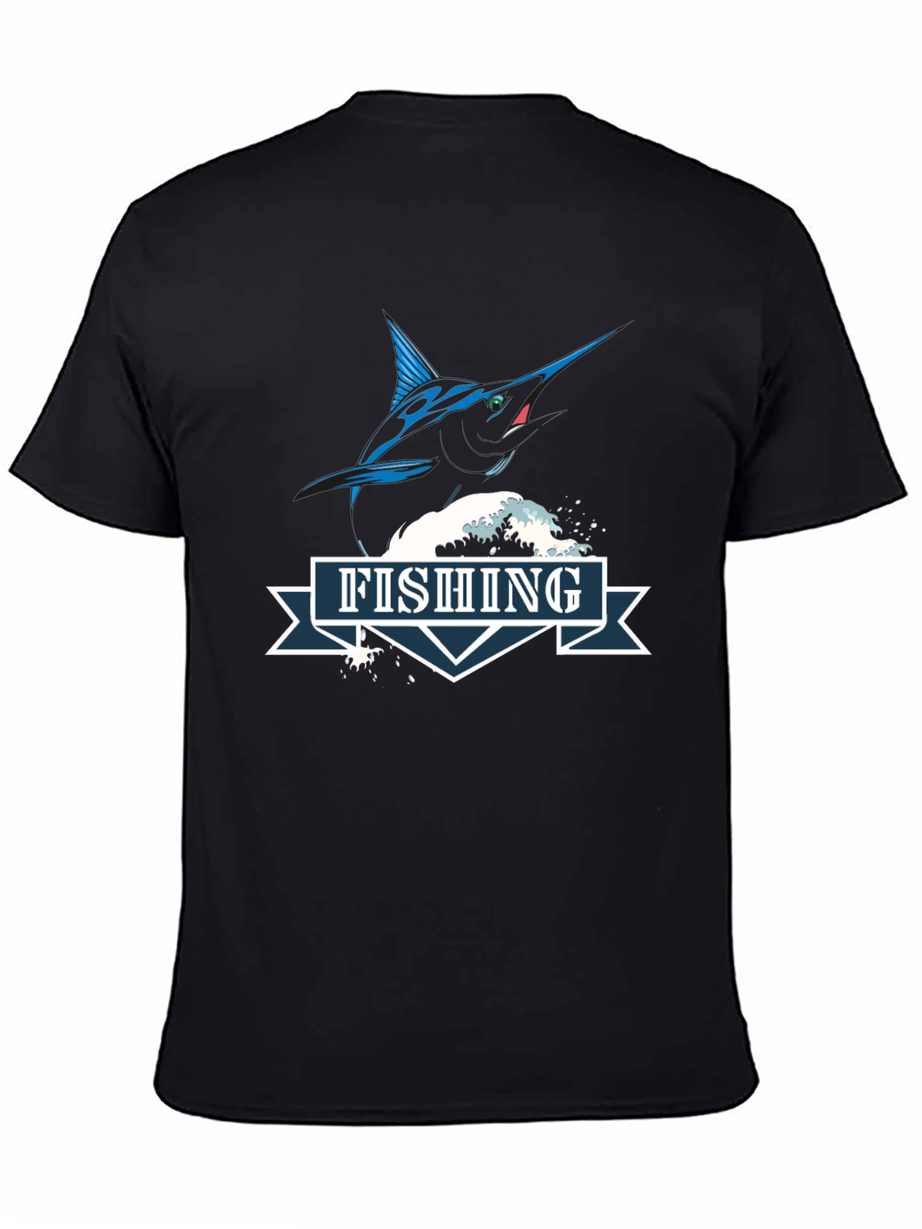 Fishing T-Shirt - Marlin Graphic Tee