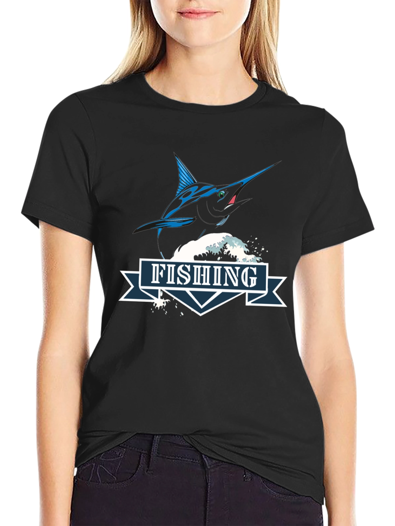 Fishing T-Shirt - Marlin Graphic Tee