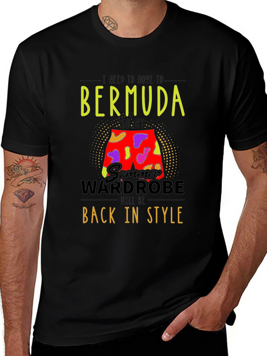 Bermuda Summer Wardrobe Mens T-Shirt