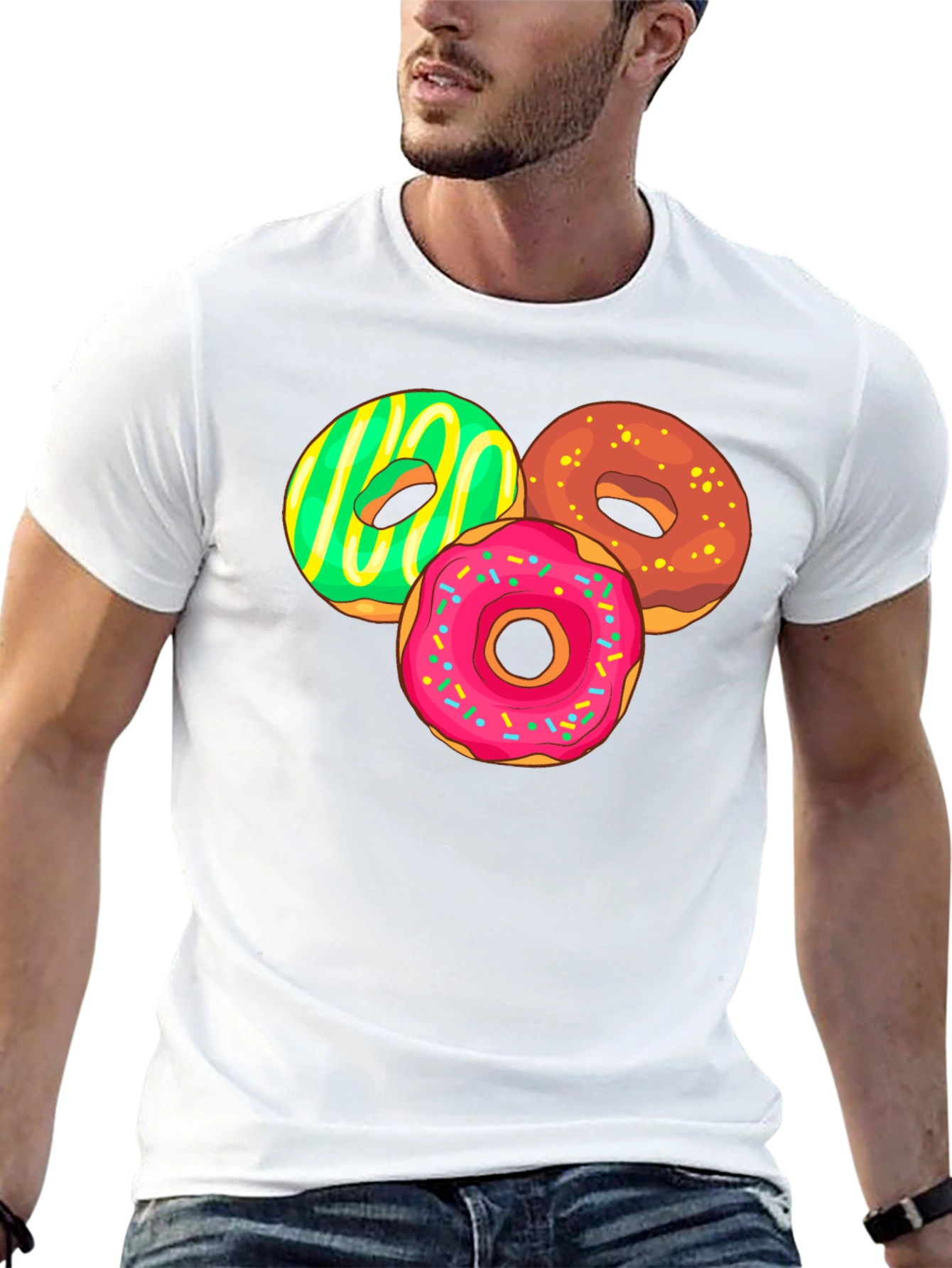 Donut Graphic Tee - Sweet Tooth Fashion