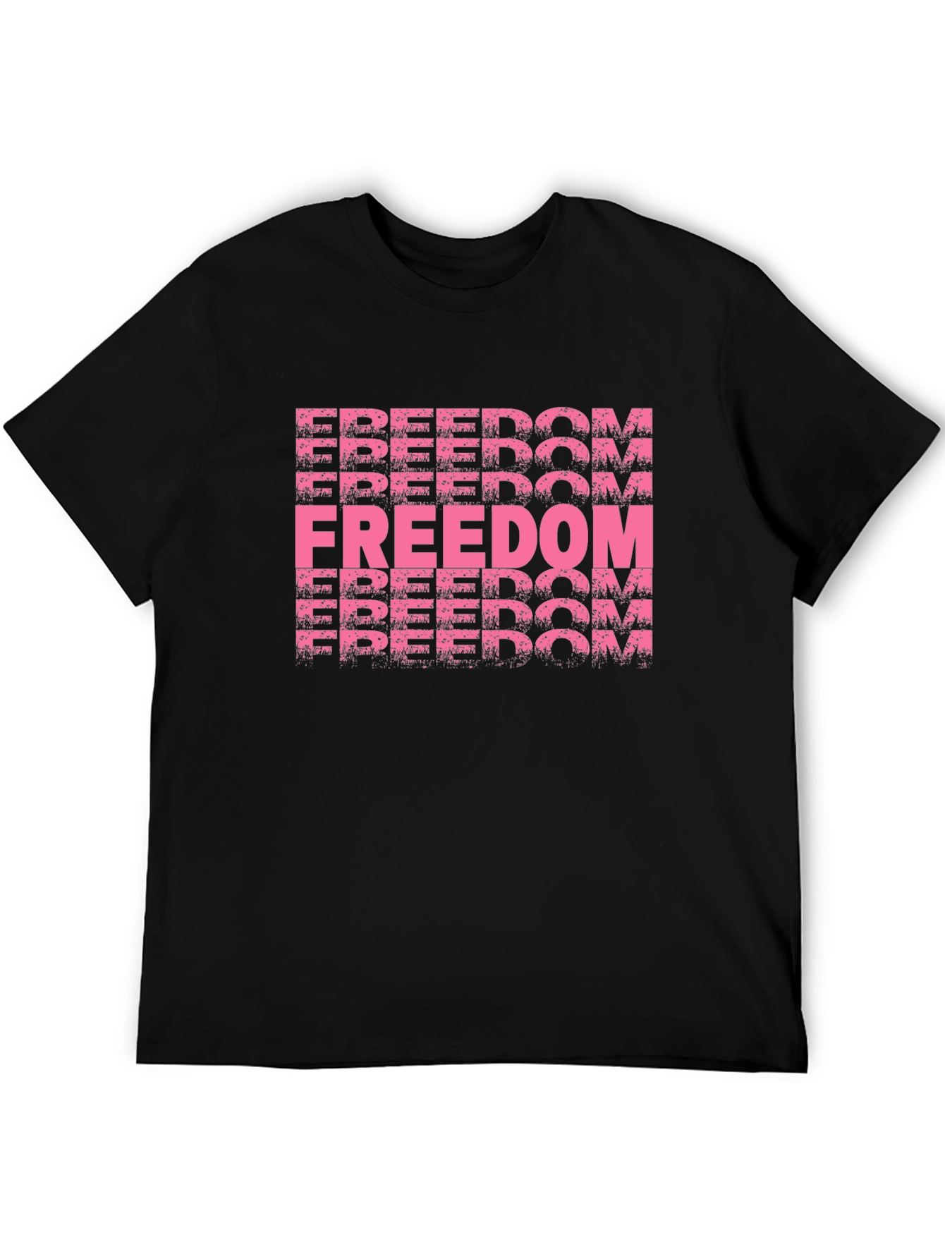Freedom Graphic Black T-Shirt