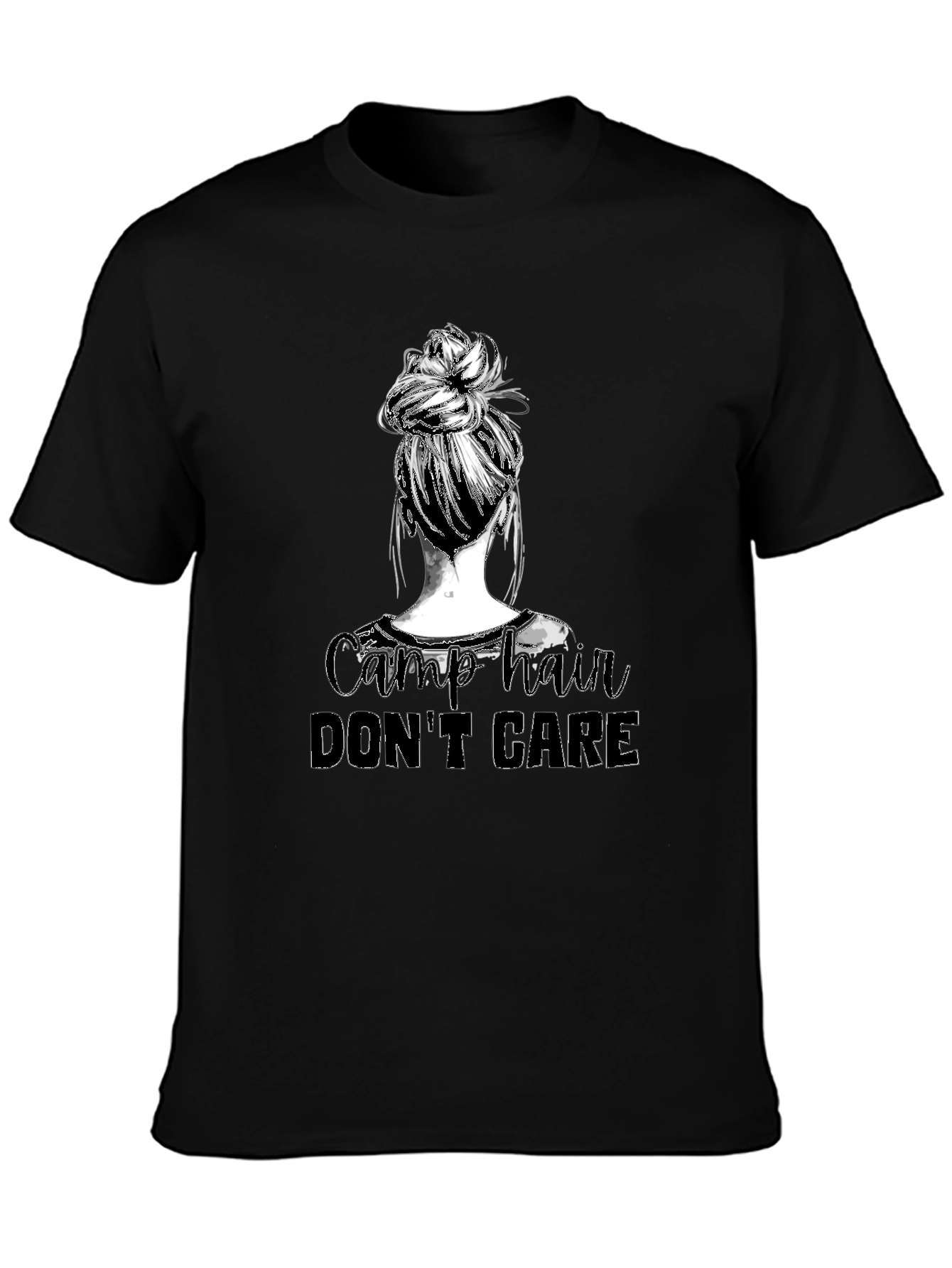 Camp Hair Dont Care Graphic Tee
