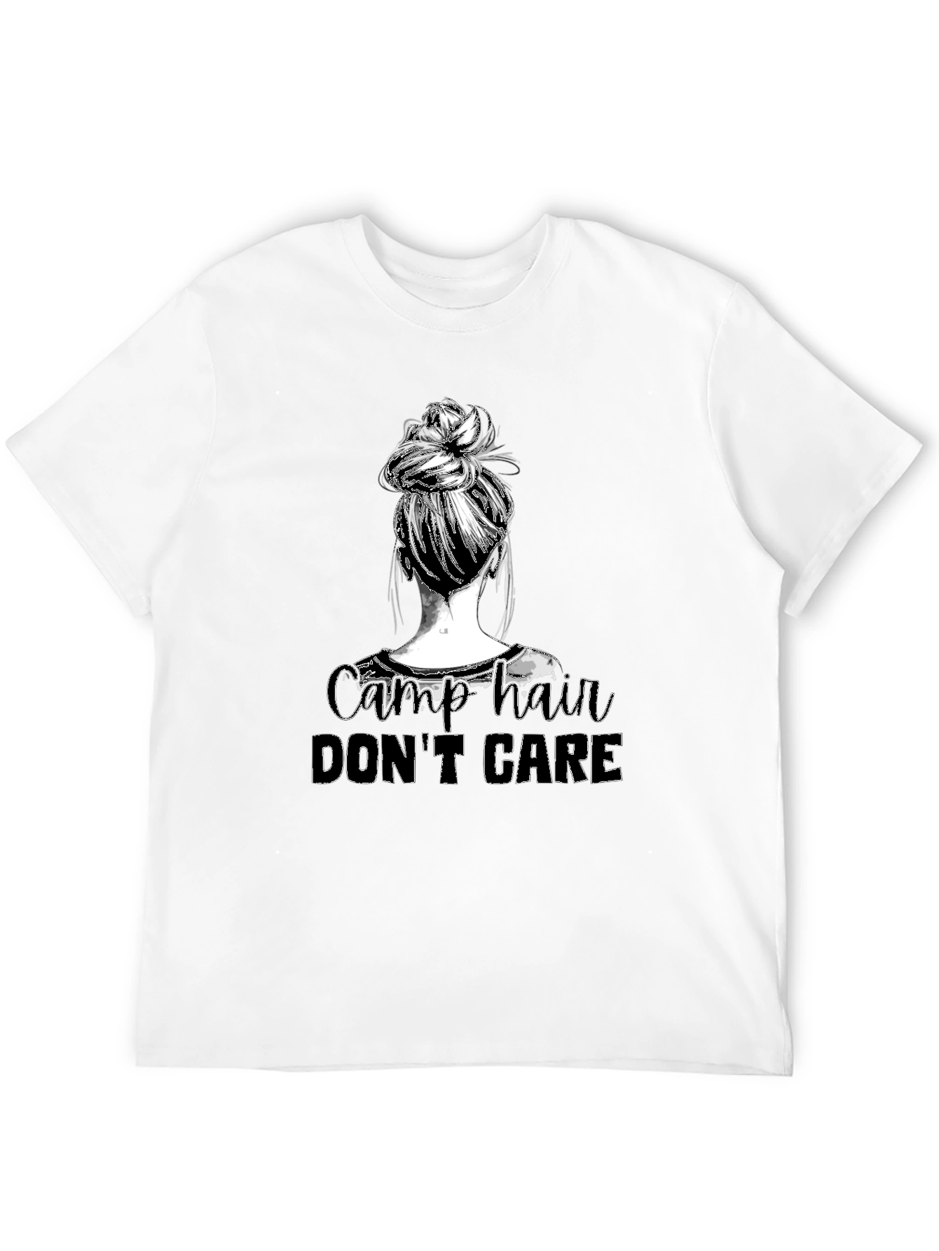 Camp Hair Dont Care Graphic Tee