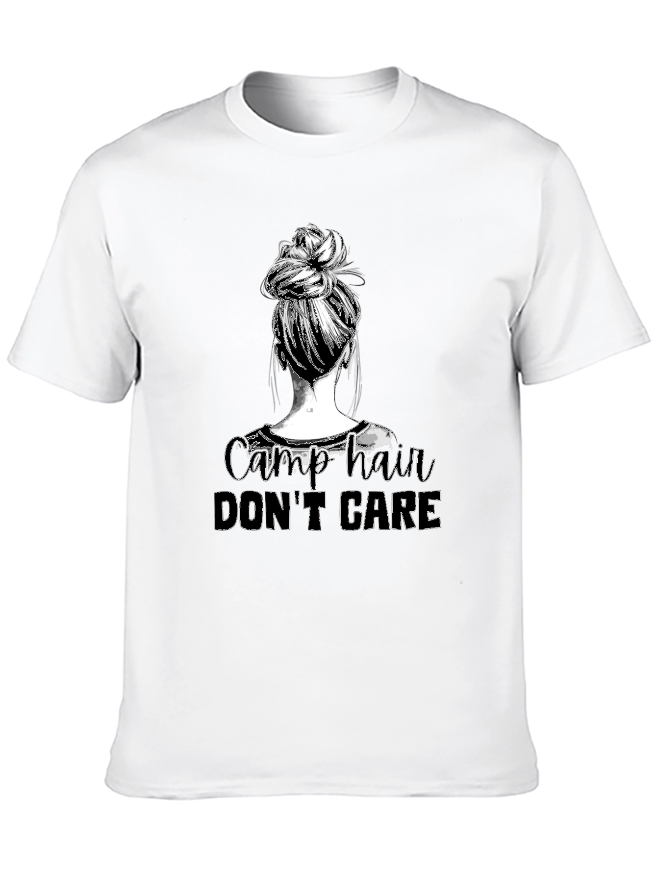 Camp Hair Dont Care Graphic Tee