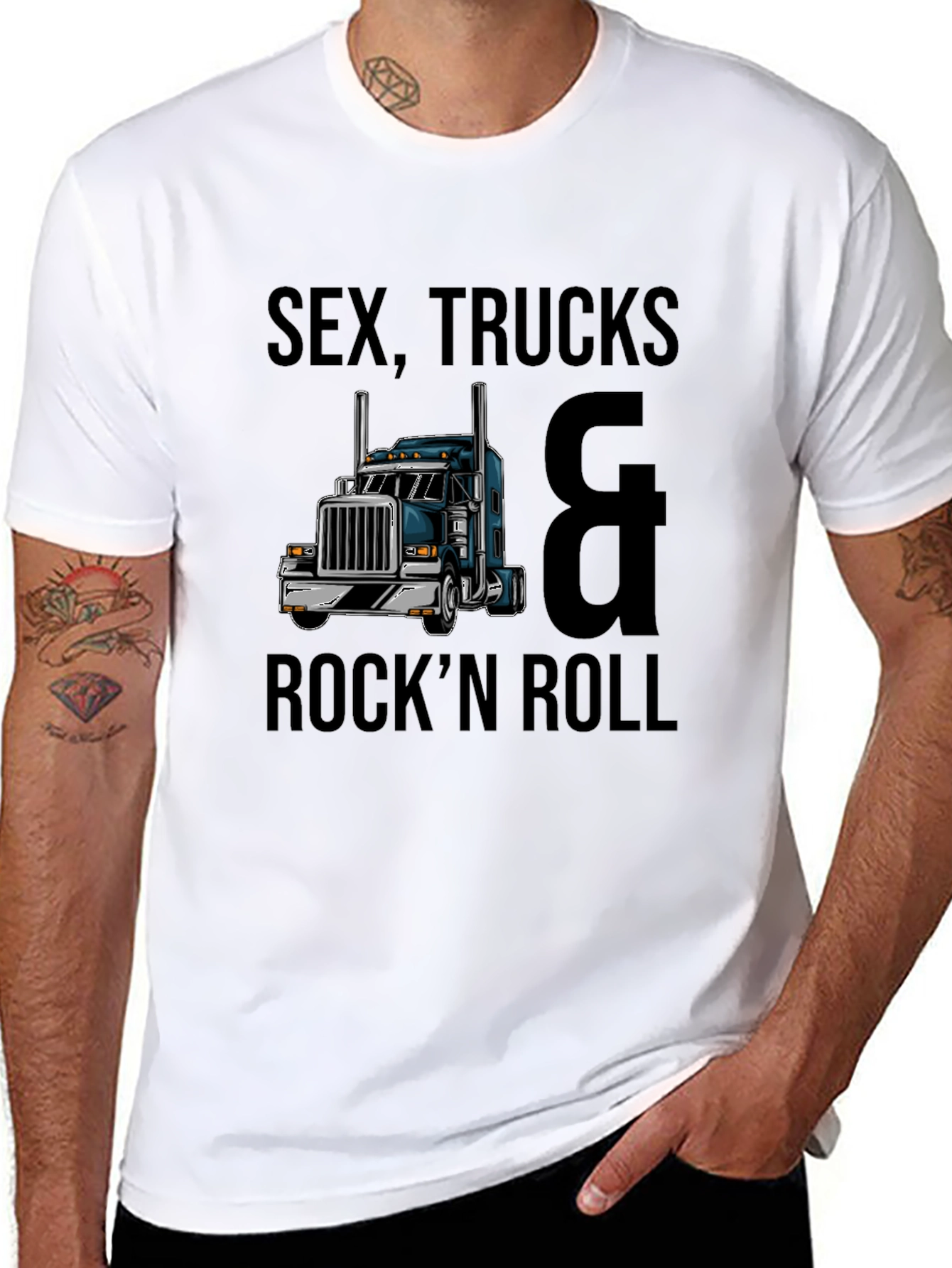 Sex Trucks & Rockn Roll Graphic Tee