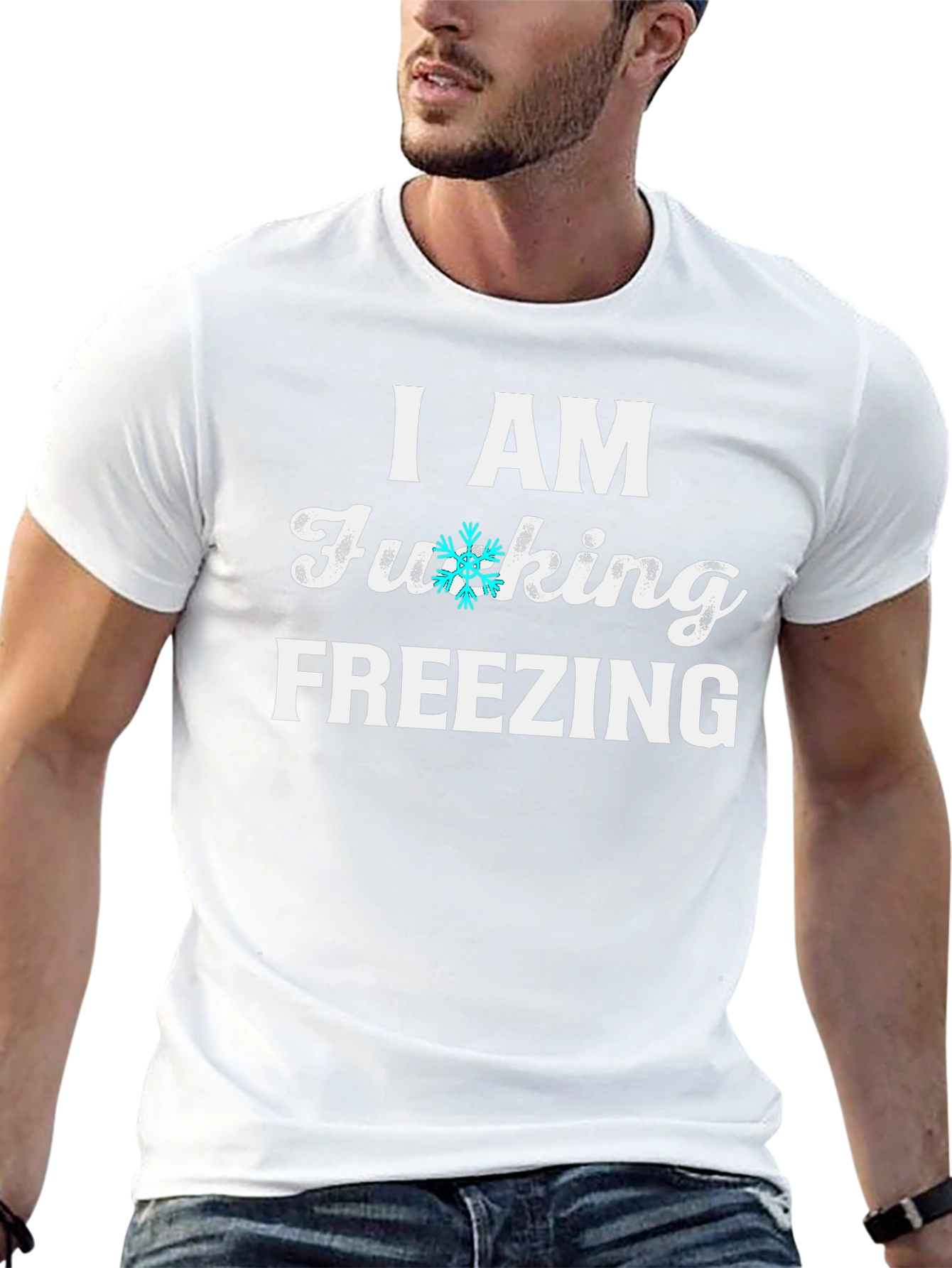 I AM FUCKING FREEZING Graphic Tee Novelty Shirt
