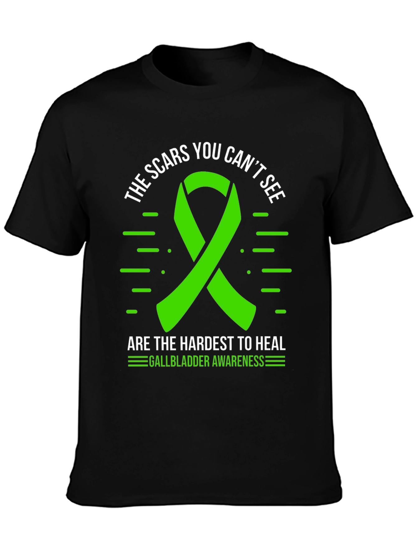 Gallbladder Awareness Ribbon T-Shirt