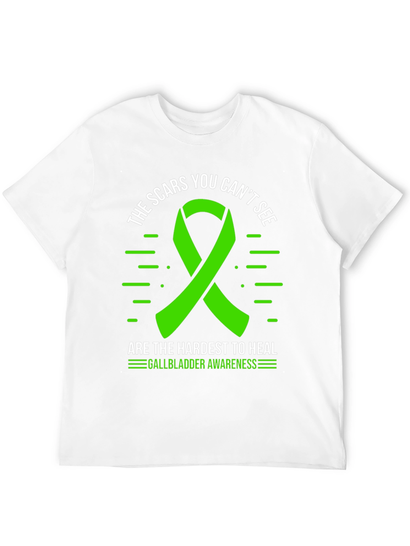 Gallbladder Awareness Ribbon T-Shirt
