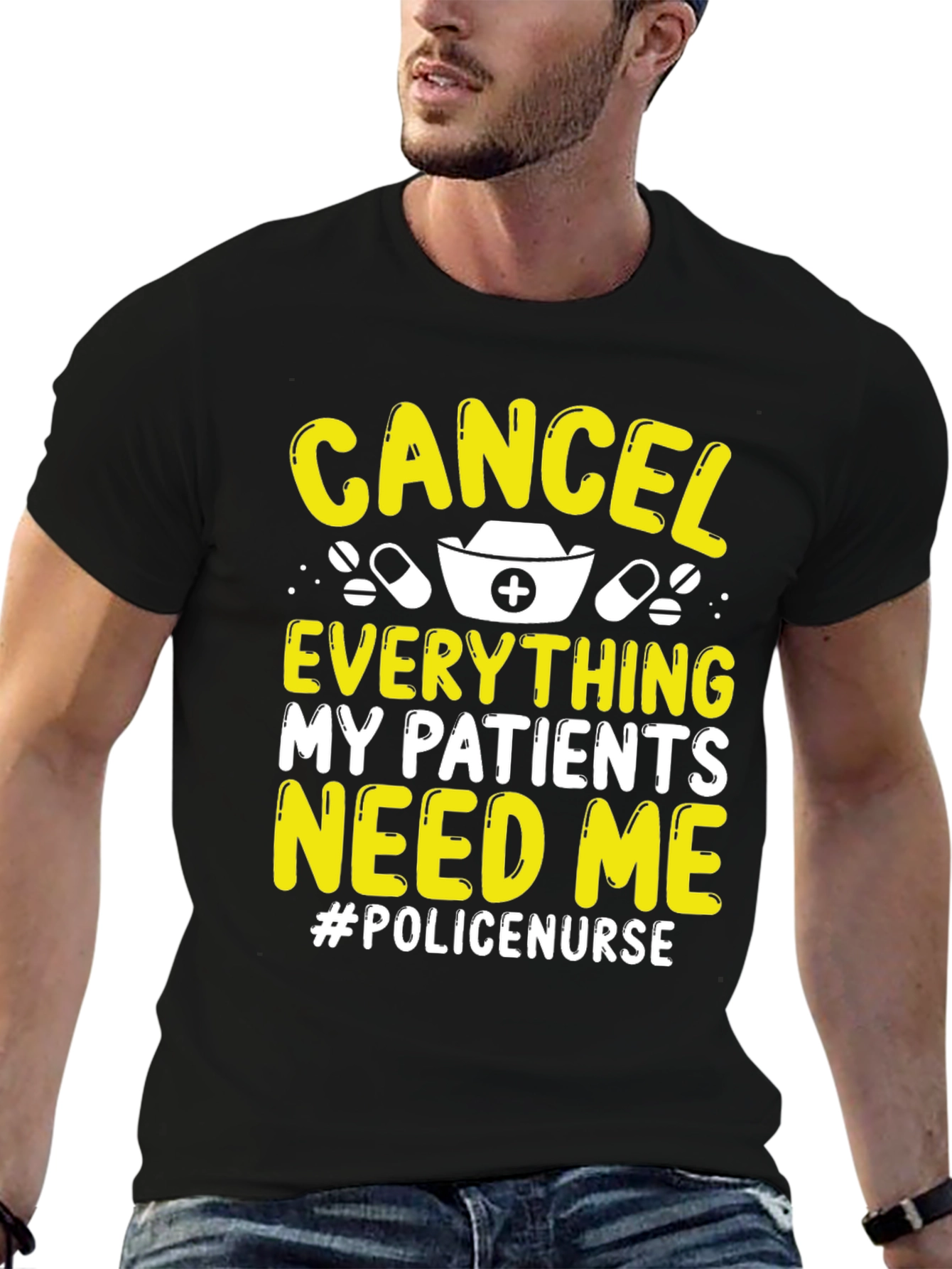Cancel Everything Police Nurse T-Shirt