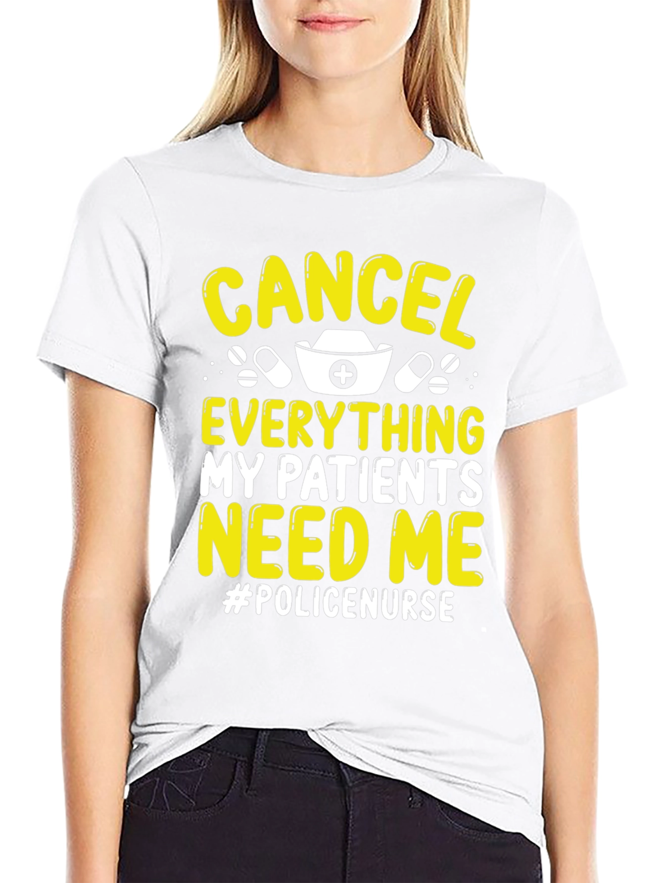 Cancel Everything Police Nurse T-Shirt
