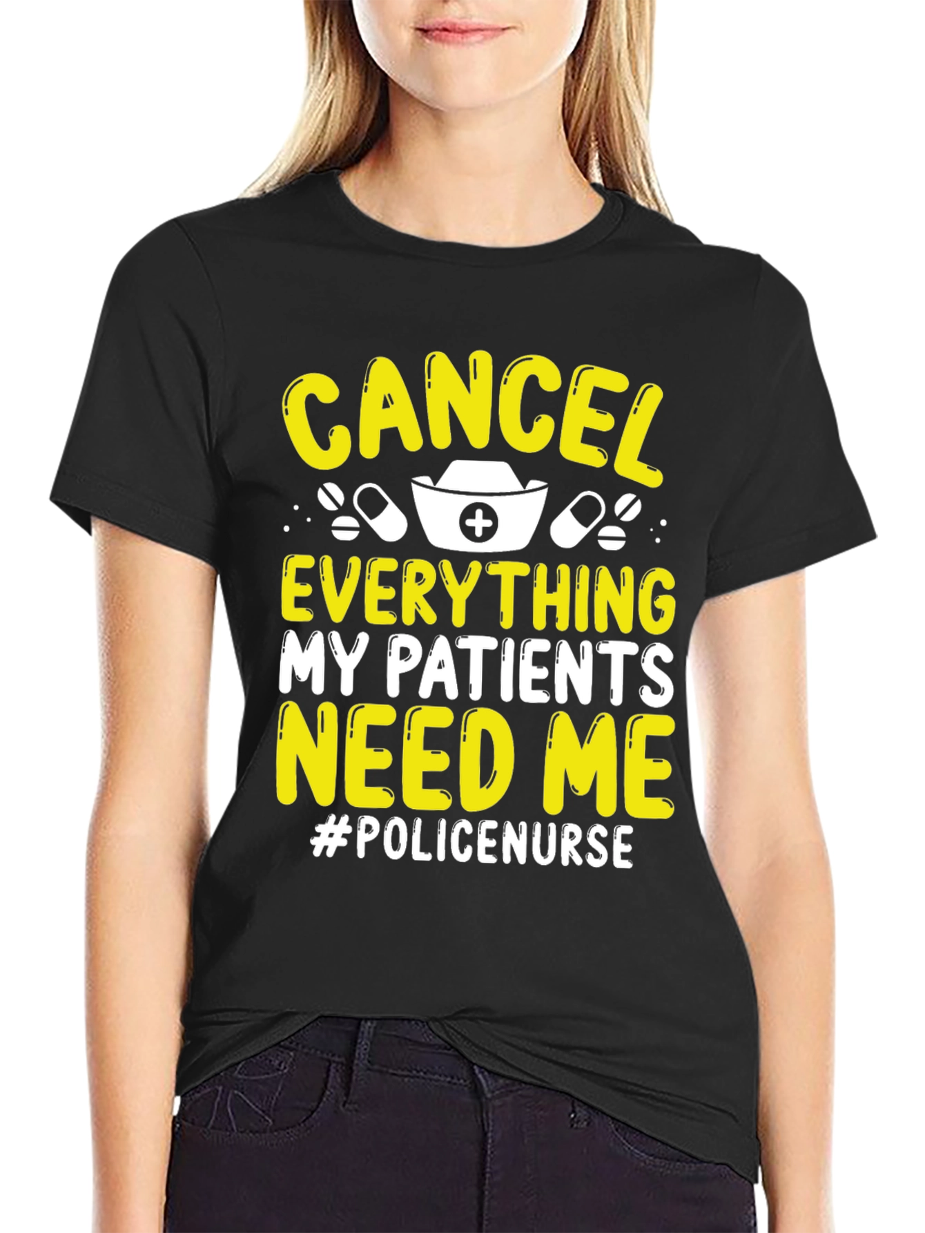 Cancel Everything Police Nurse T-Shirt