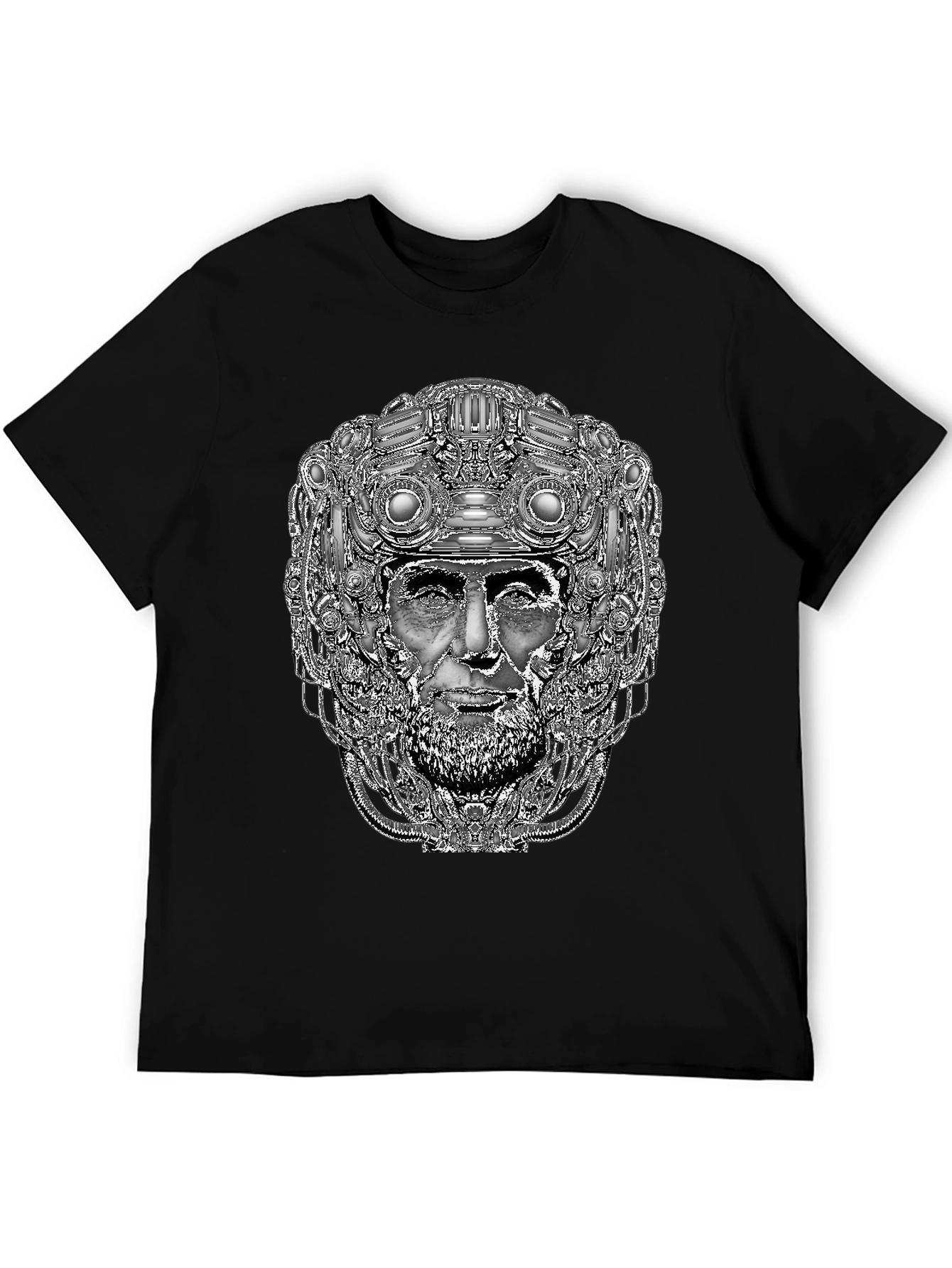 Cyberpunk Lincoln T-Shirt - Unique Graphic Tee