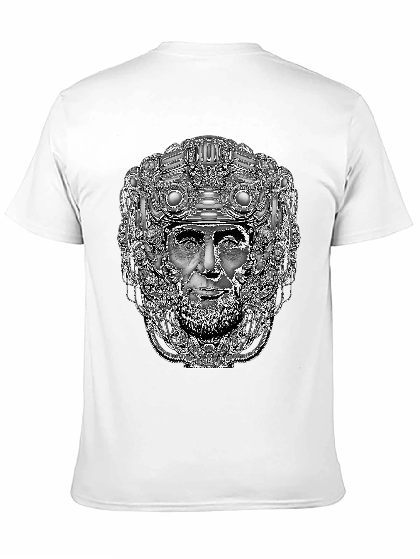 Cyberpunk Lincoln T-Shirt - Unique Graphic Tee