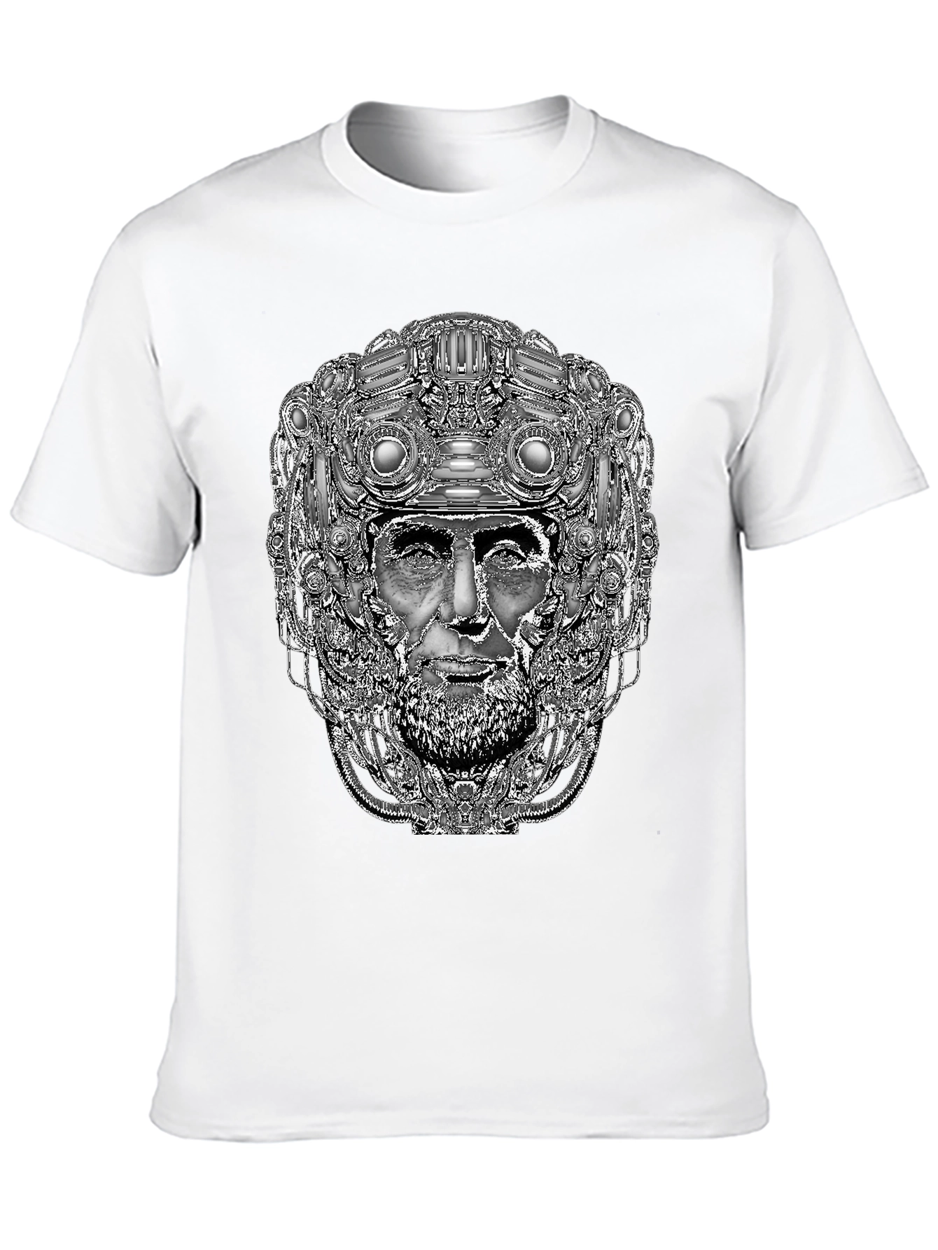 Cyberpunk Lincoln T-Shirt - Unique Graphic Tee