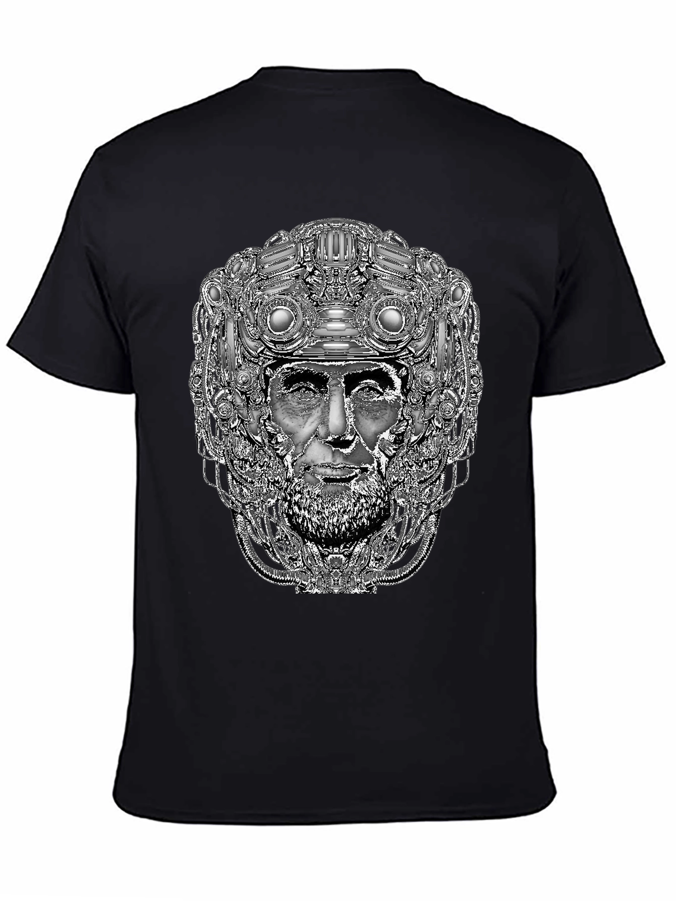 Cyberpunk Lincoln T-Shirt - Unique Graphic Tee