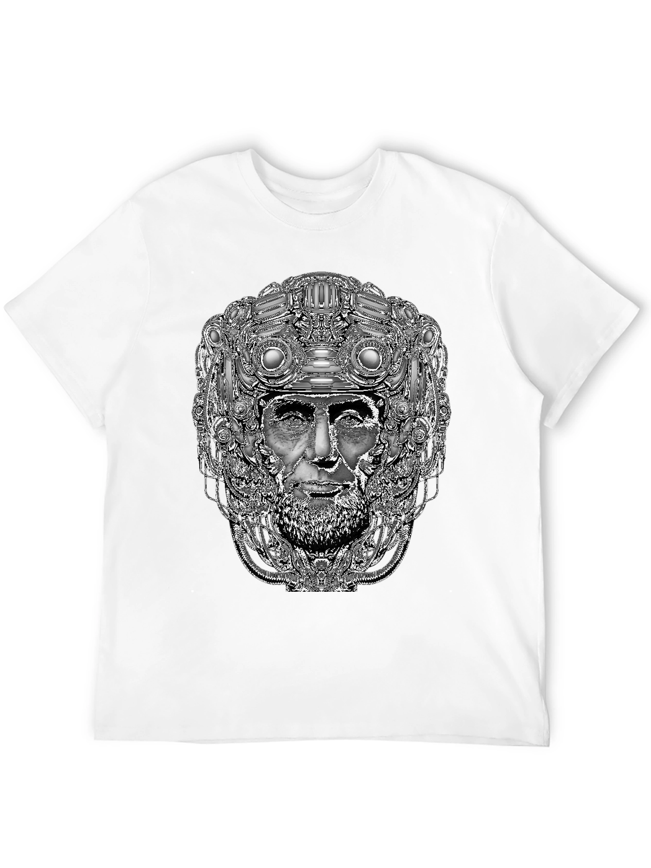 Cyberpunk Lincoln T-Shirt - Unique Graphic Tee